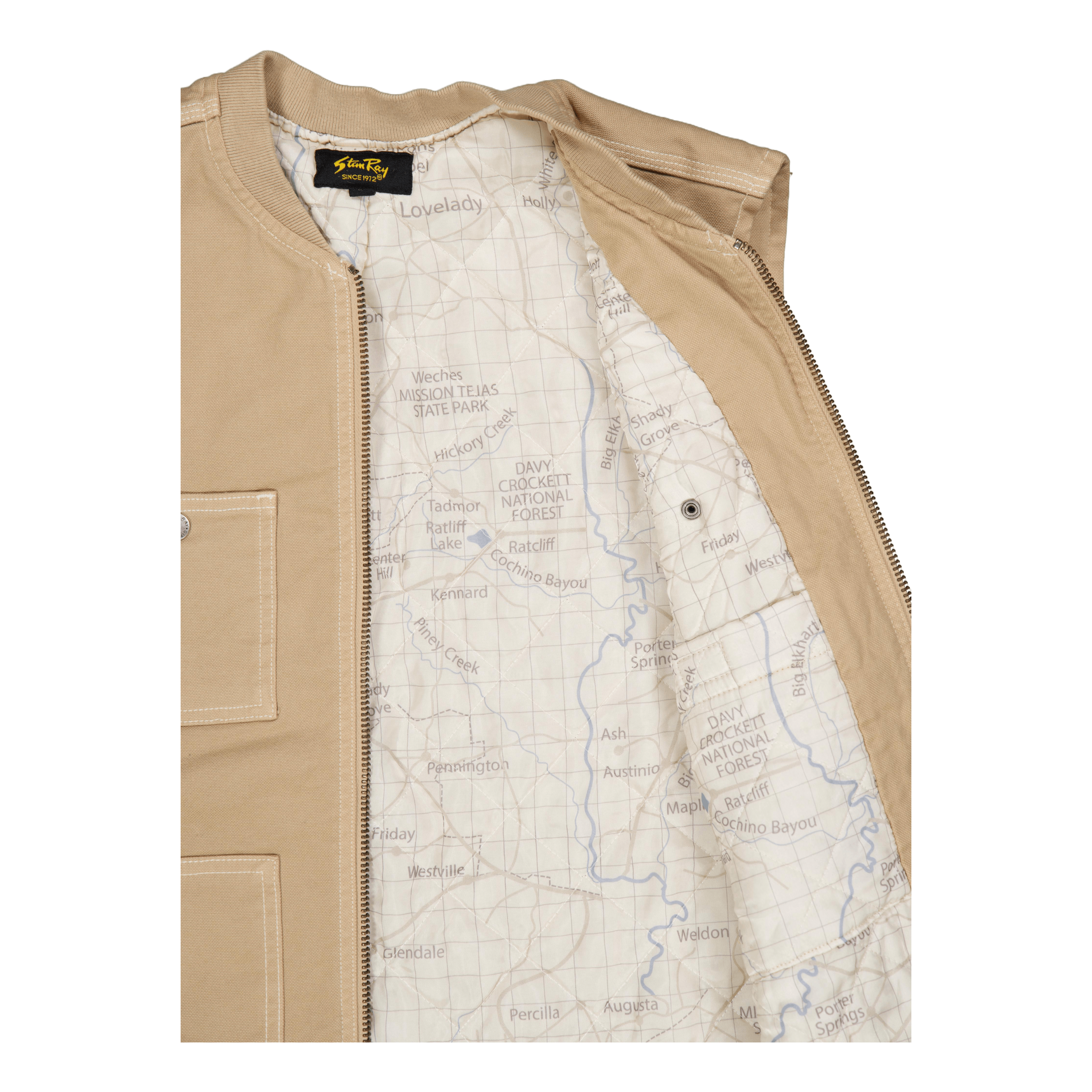 stan ray Pork Chop Vest Antique Khaki Duck