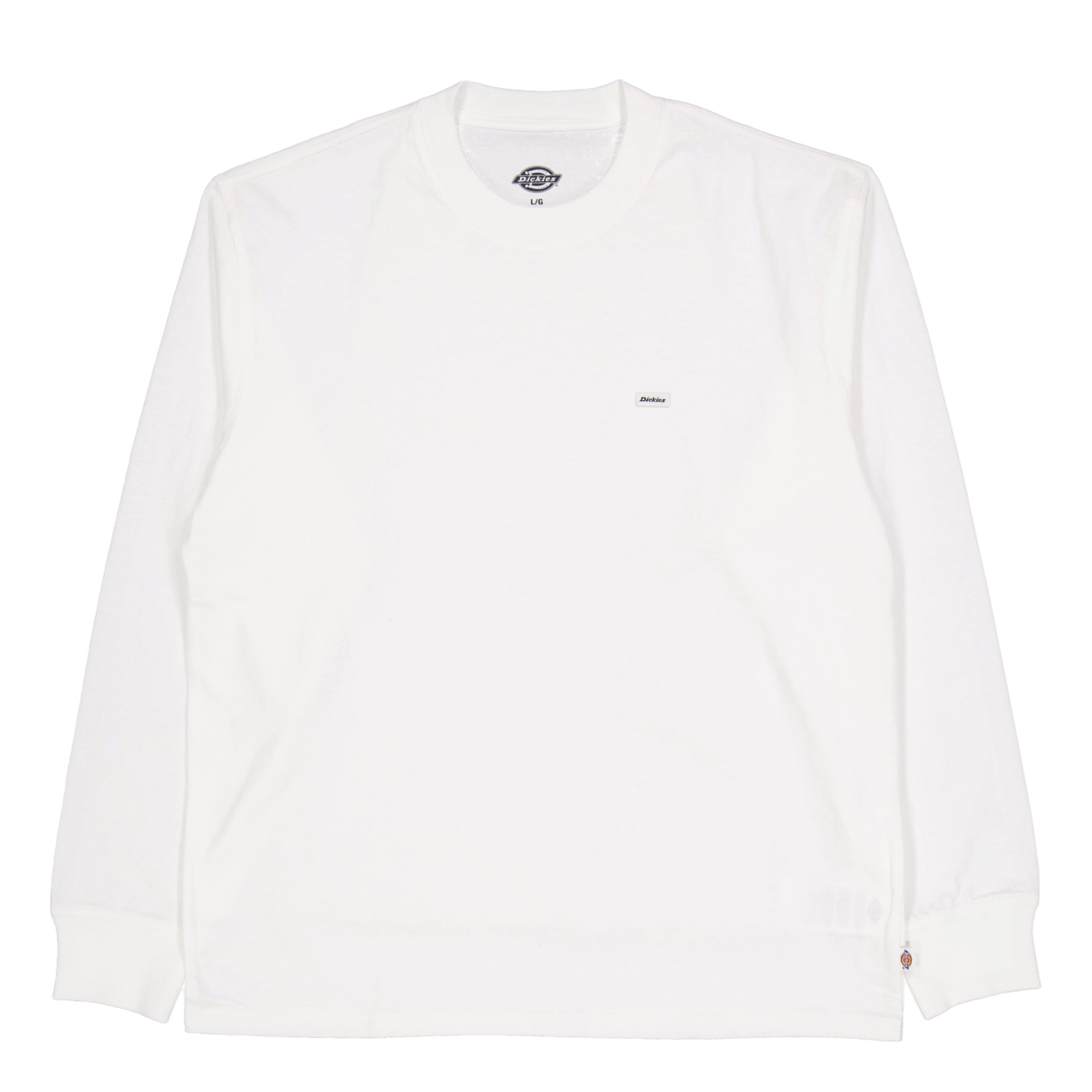 DICKIES Clancy Heavyweight Tee Ls Whit White