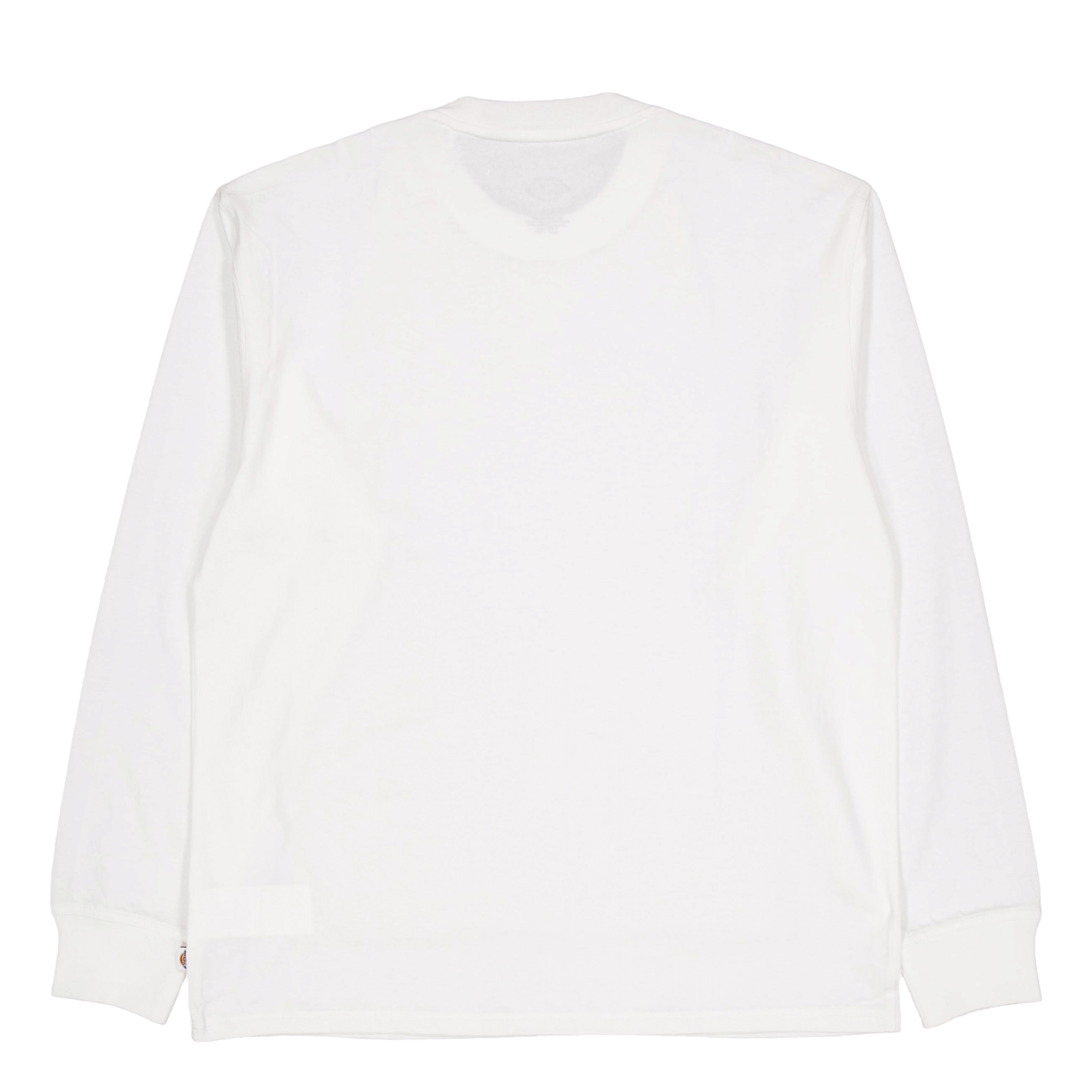 DICKIES Clancy Heavyweight Tee Ls Whit White