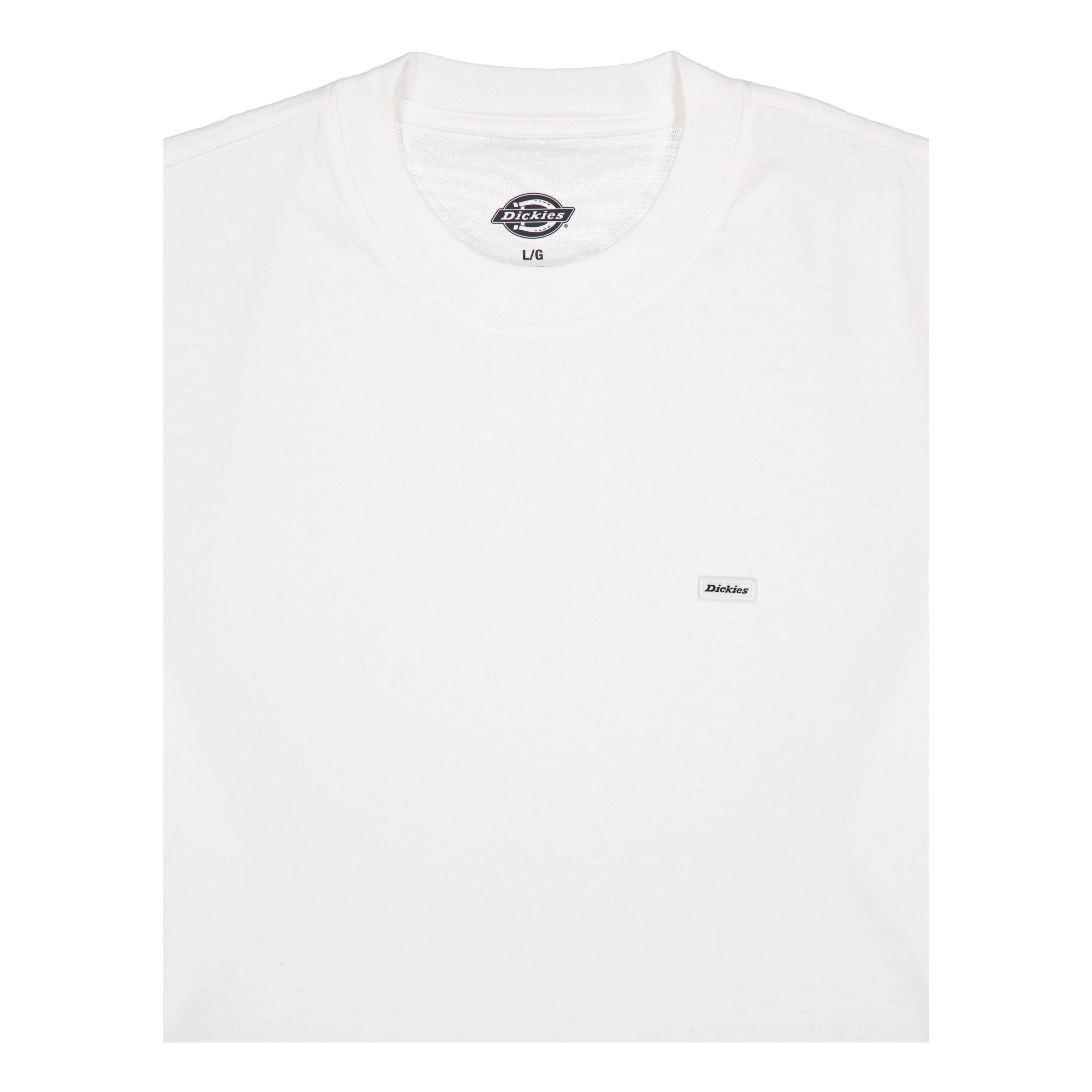DICKIES Clancy Heavyweight Tee Ls Whit White