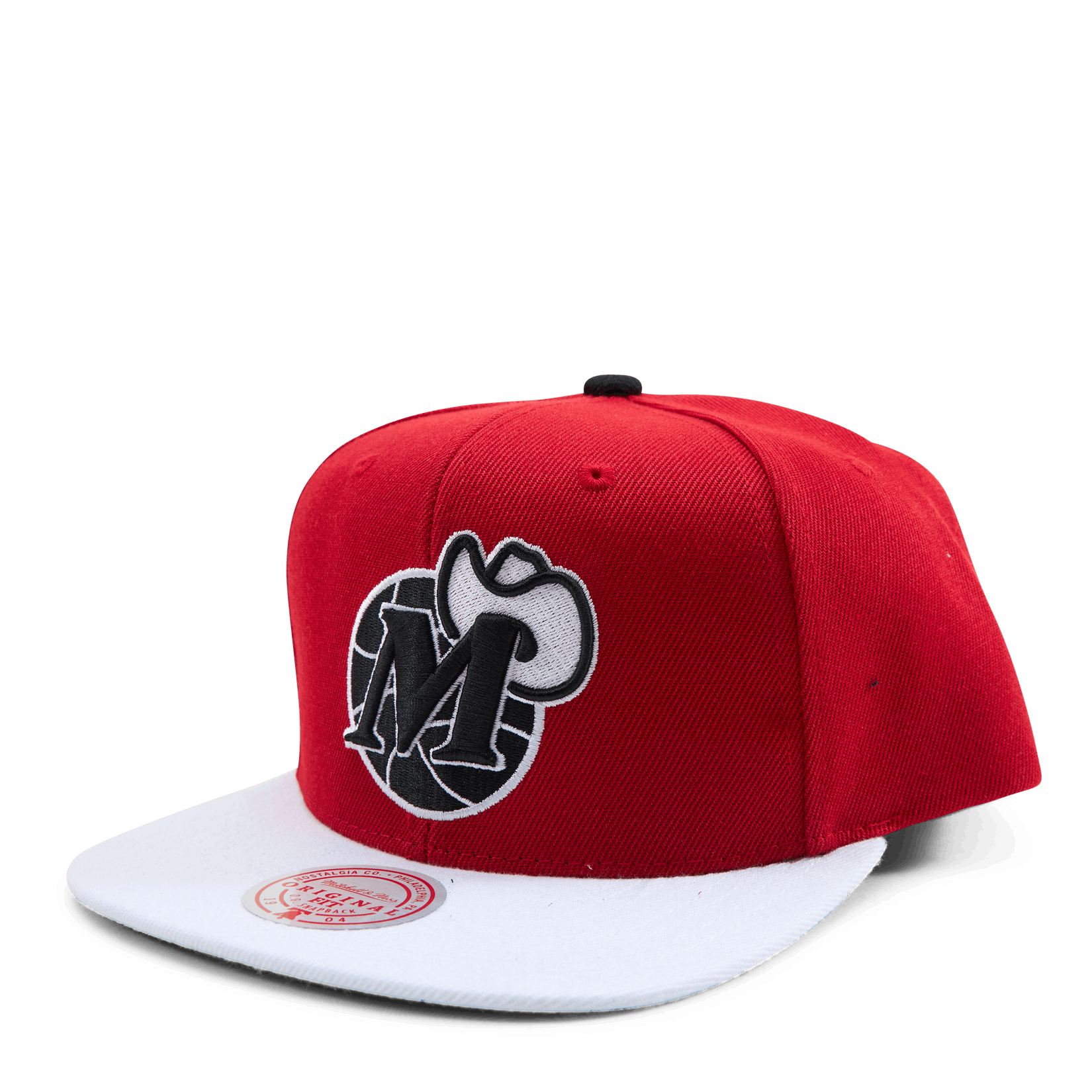 Mitchell & Ness Mavs Cardinal 2 Tone Snapback