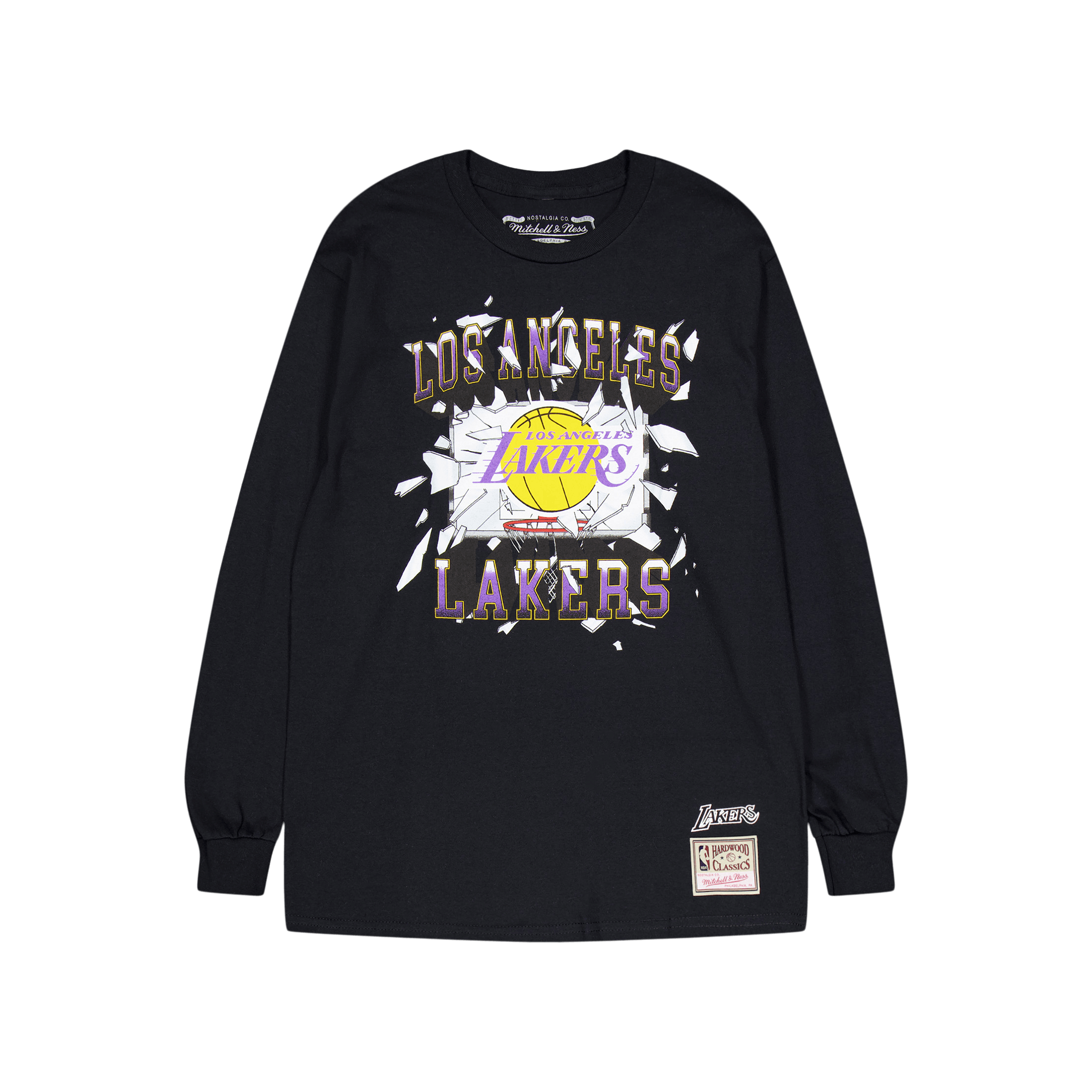 Mitchell & Ness Big Face L/s Tee 6.0 Black