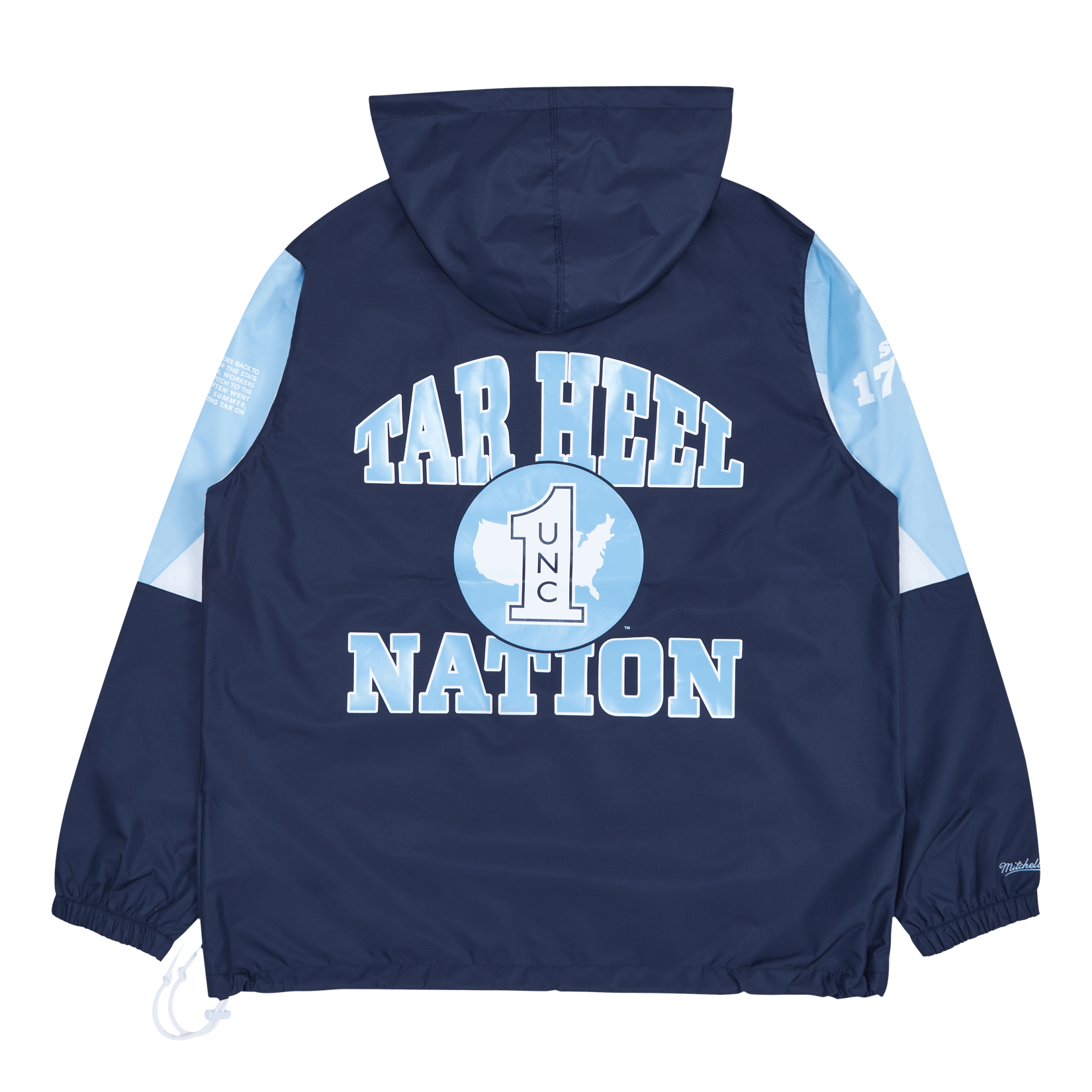 Mitchell & Ness UNC Team Origins Pullover Anorak
