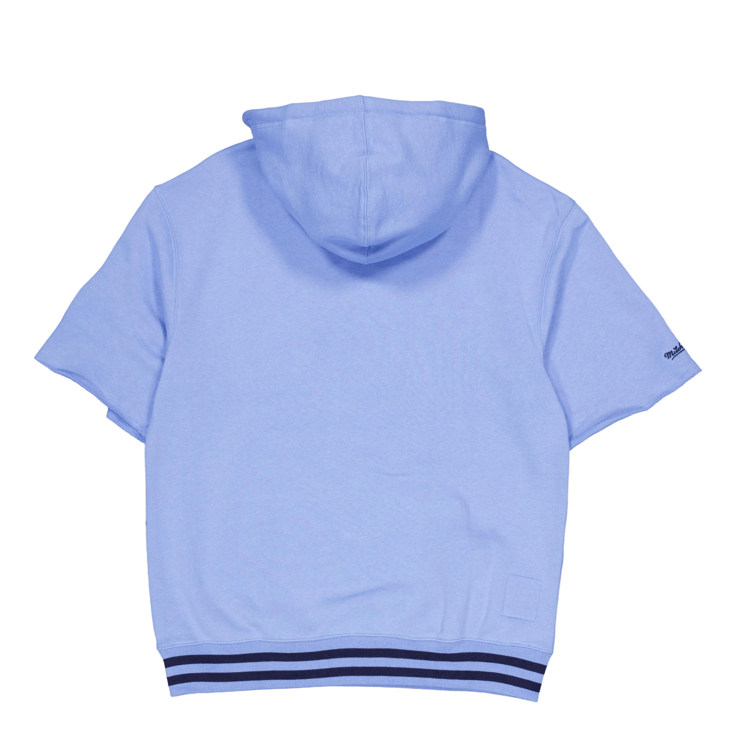 Mitchell & Ness Unc Pre-game Ss Fleece Hoodie Light Blue