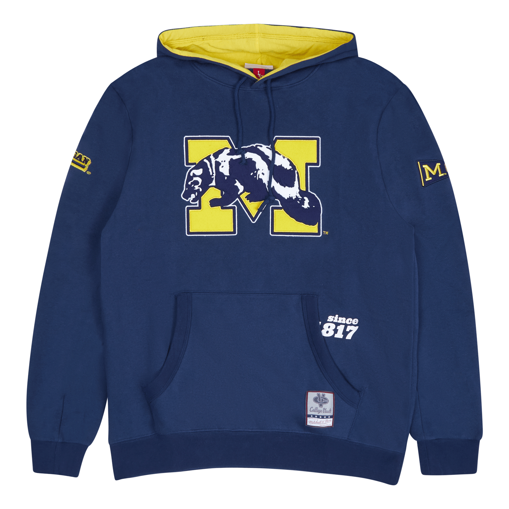 Mitchell & Ness Michigan Team Origins Fleece Hoodie