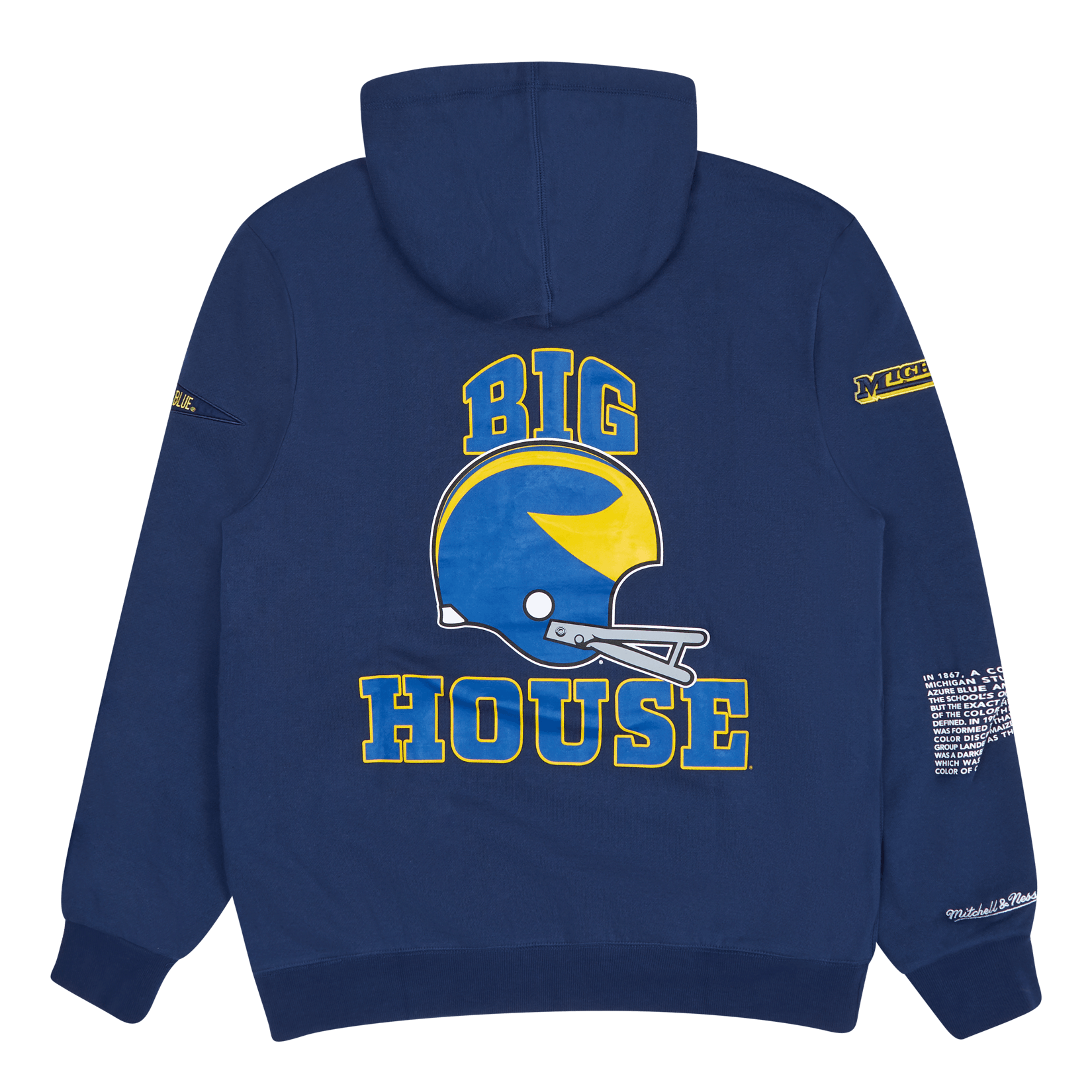 Mitchell & Ness Michigan Team Origins Fleece Hoodie