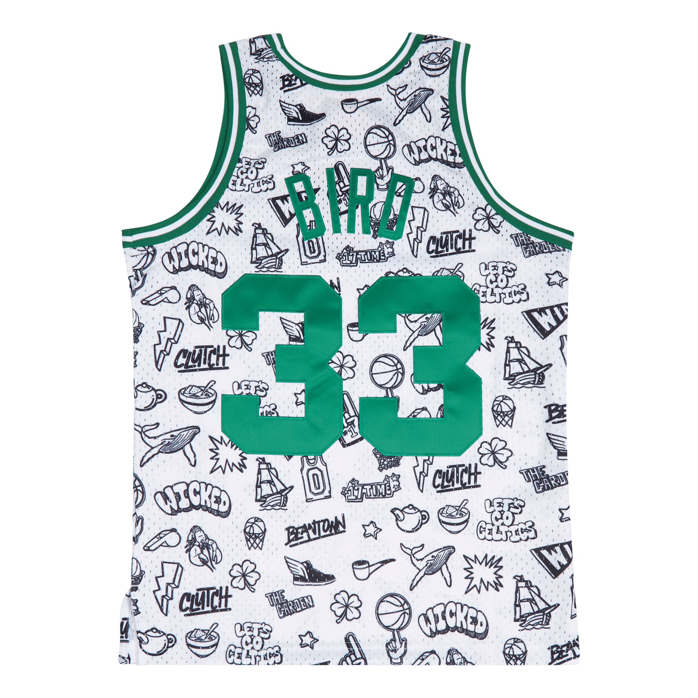 Mitchell & Ness Doodle Swingman Jersey - Bird