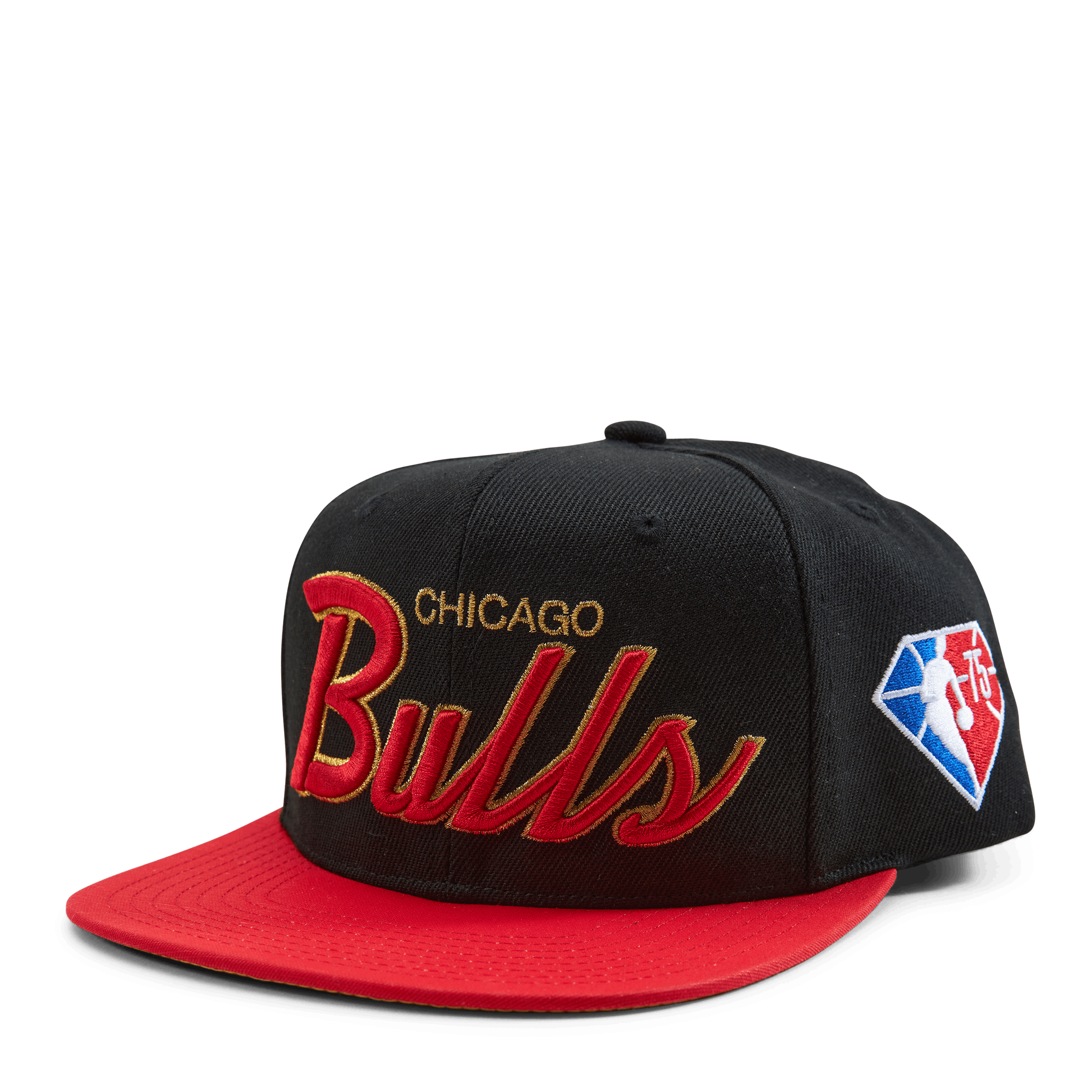 Mitchell & Ness Bulls NBA 75th Gold Snapback