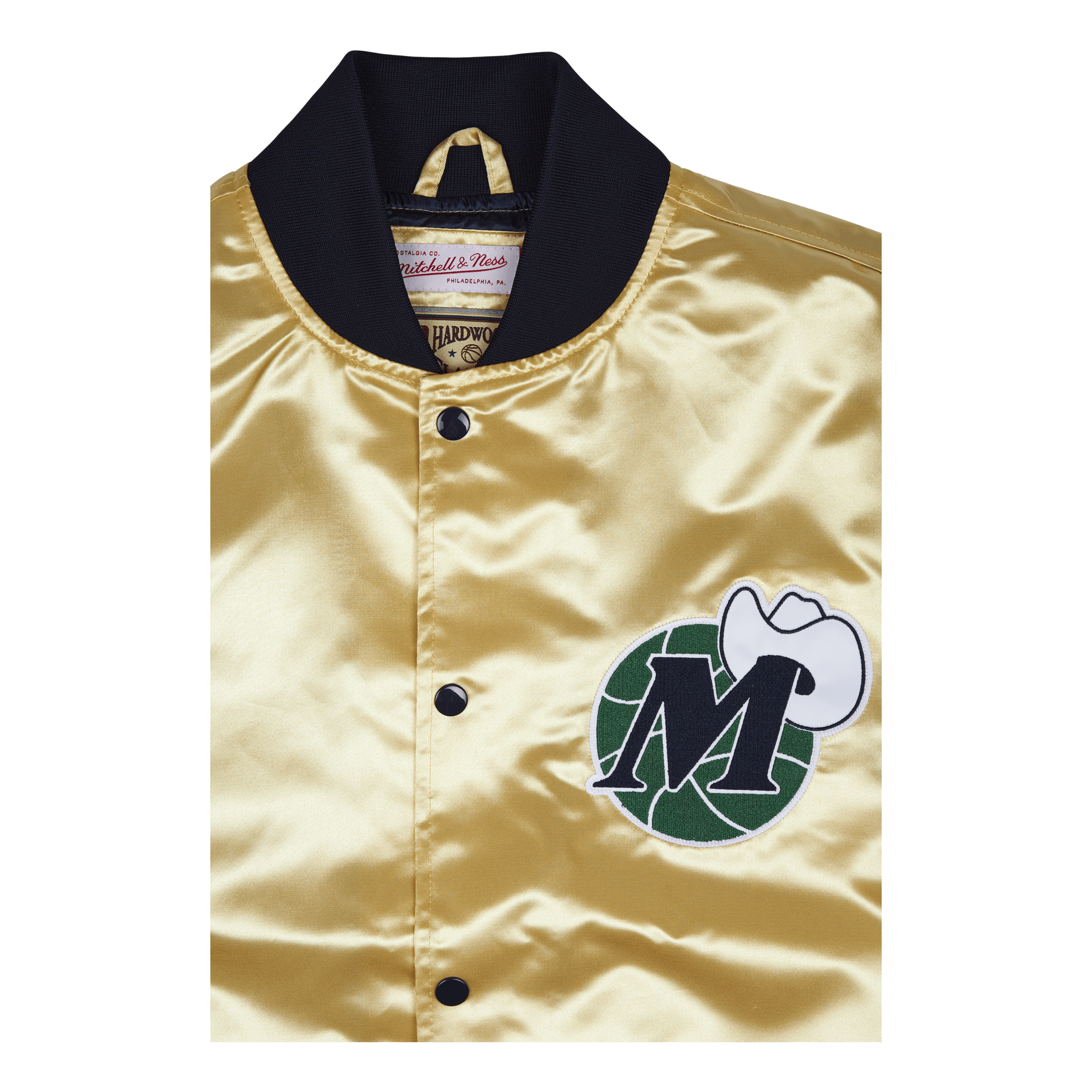 Mitchell & Ness Mavs Lightweight Satin Jacket