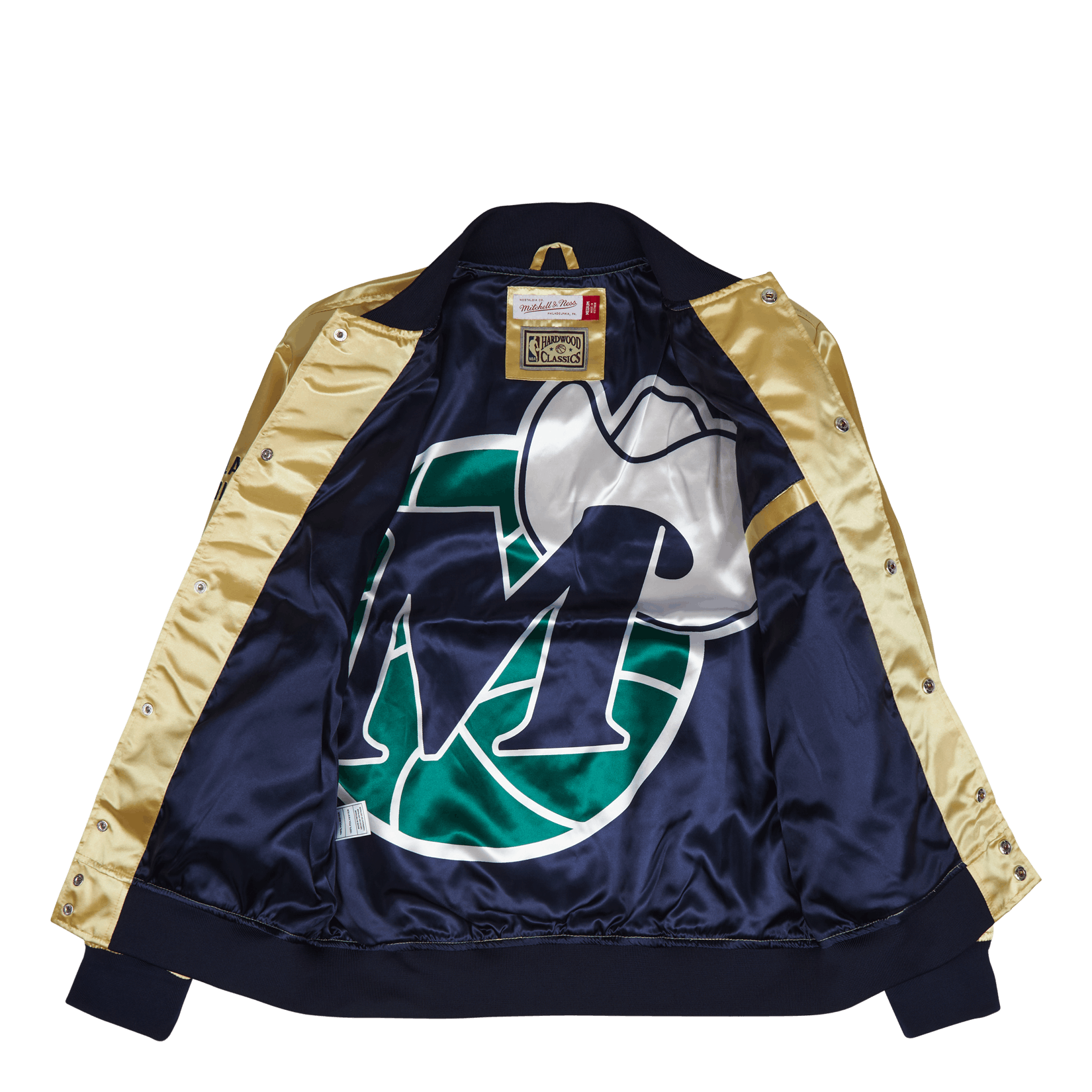 Mitchell & Ness Mavs Lightweight Satin Jacket