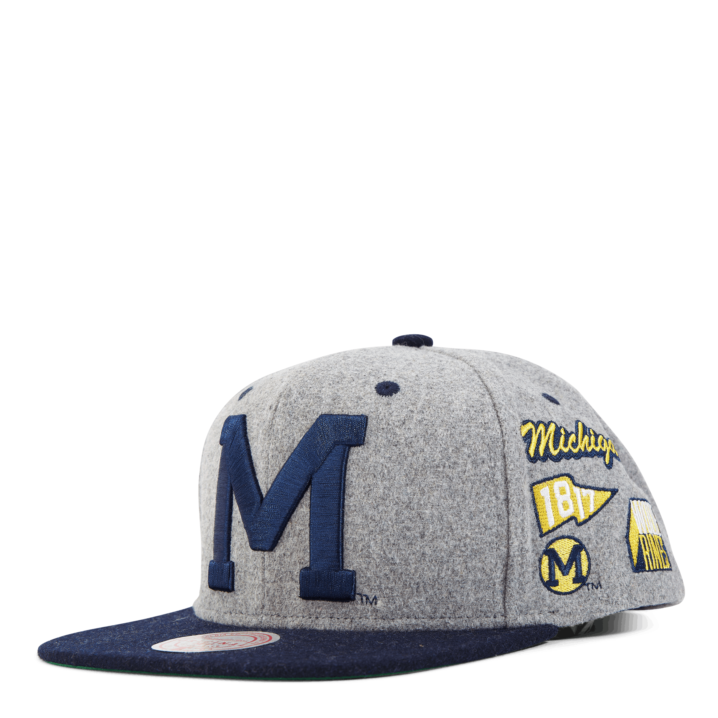 Mitchell & Ness Michigan Melton Patch Snapback