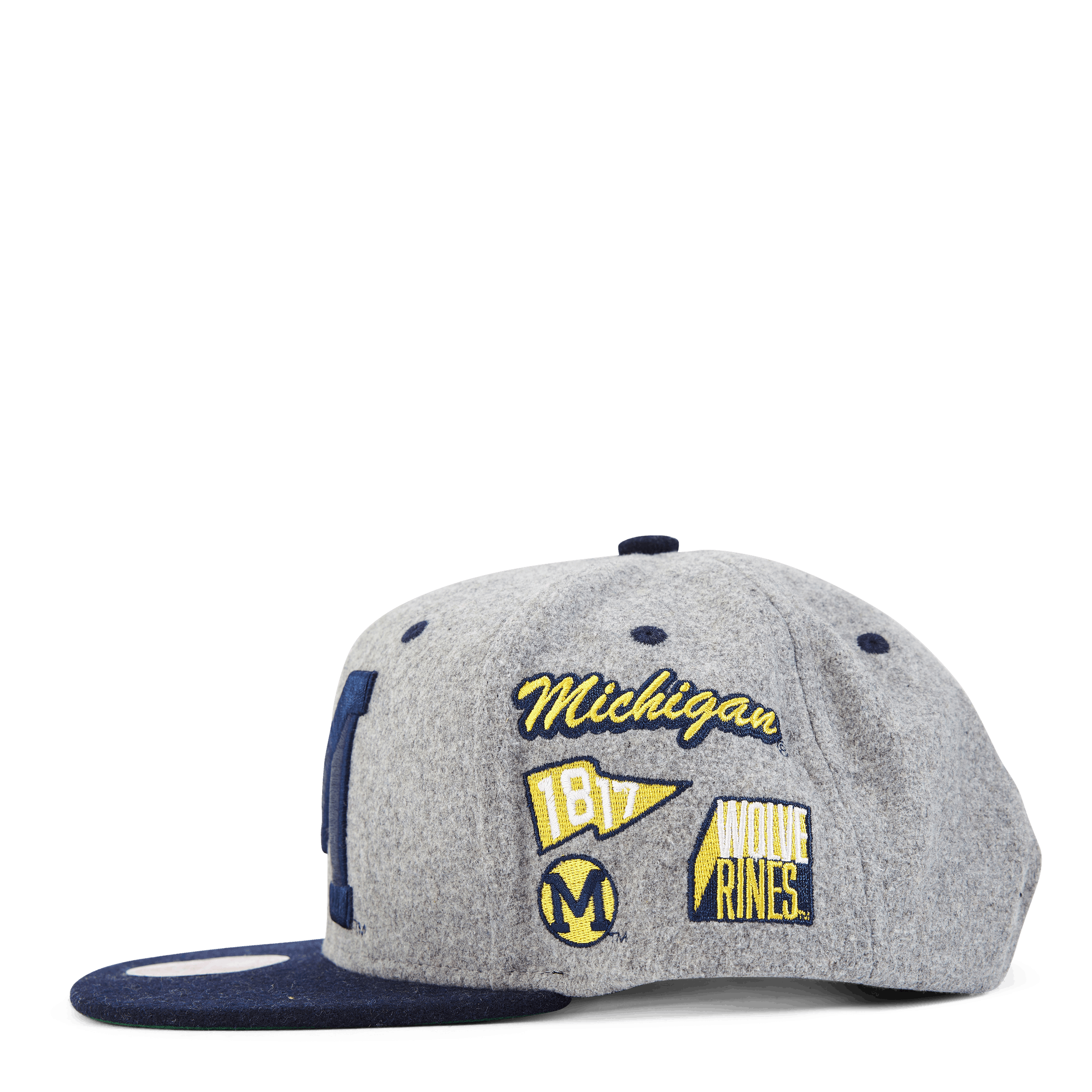Mitchell & Ness Michigan Melton Patch Snapback