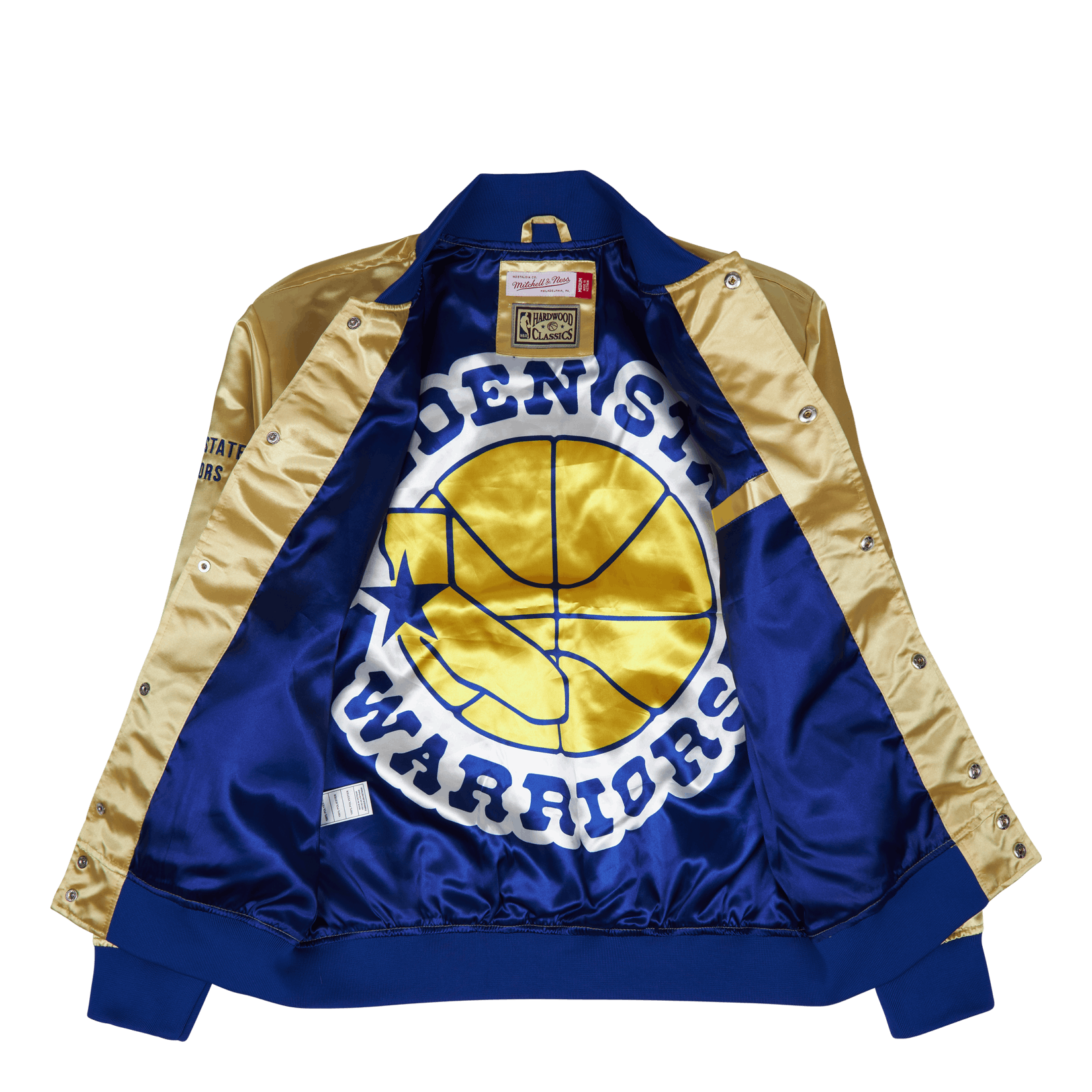 Mitchell & Ness Warriors Lightweight Satin Jacket