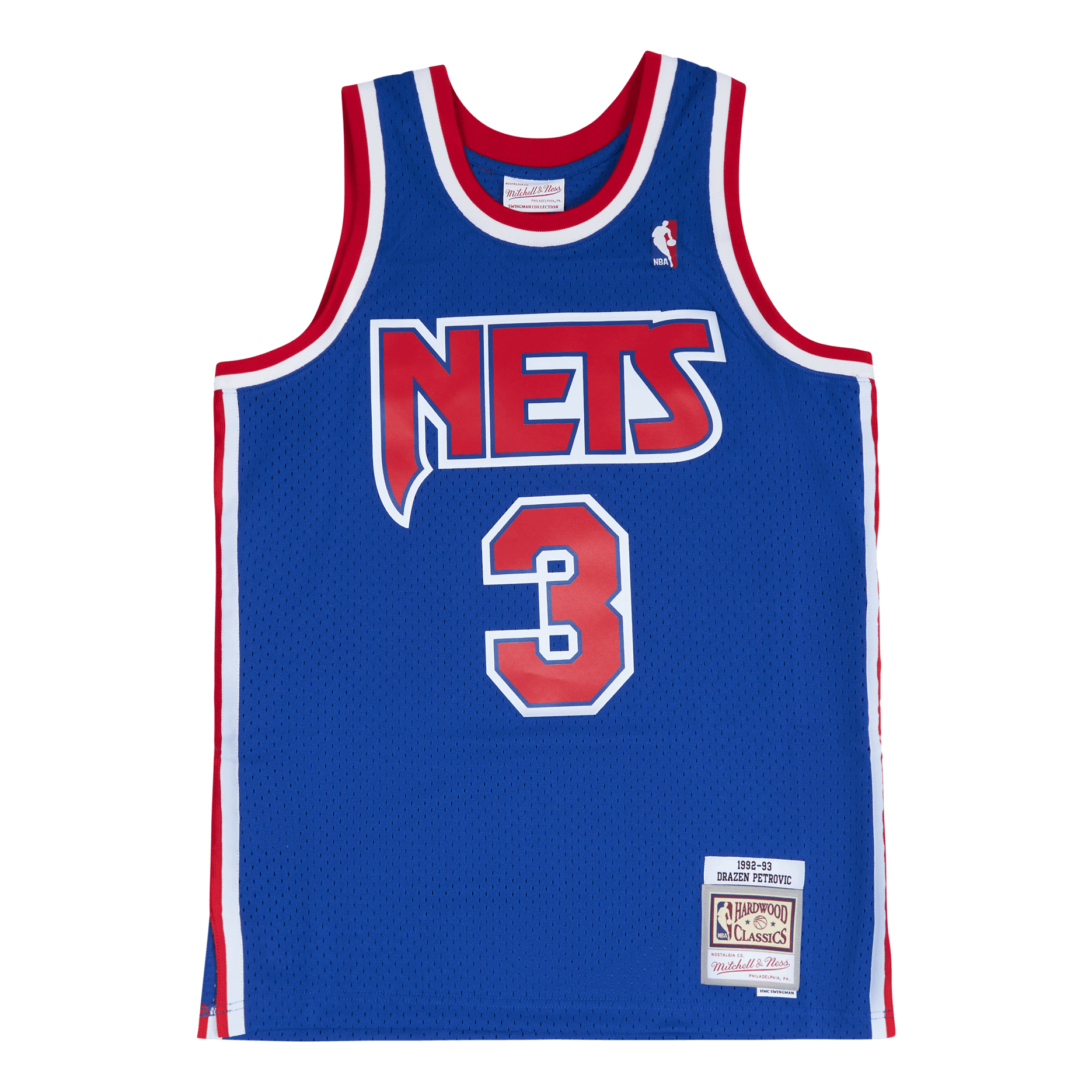Mitchell & Ness NETS SWINGMAN JERSEY - DRAZEN PETROVIC