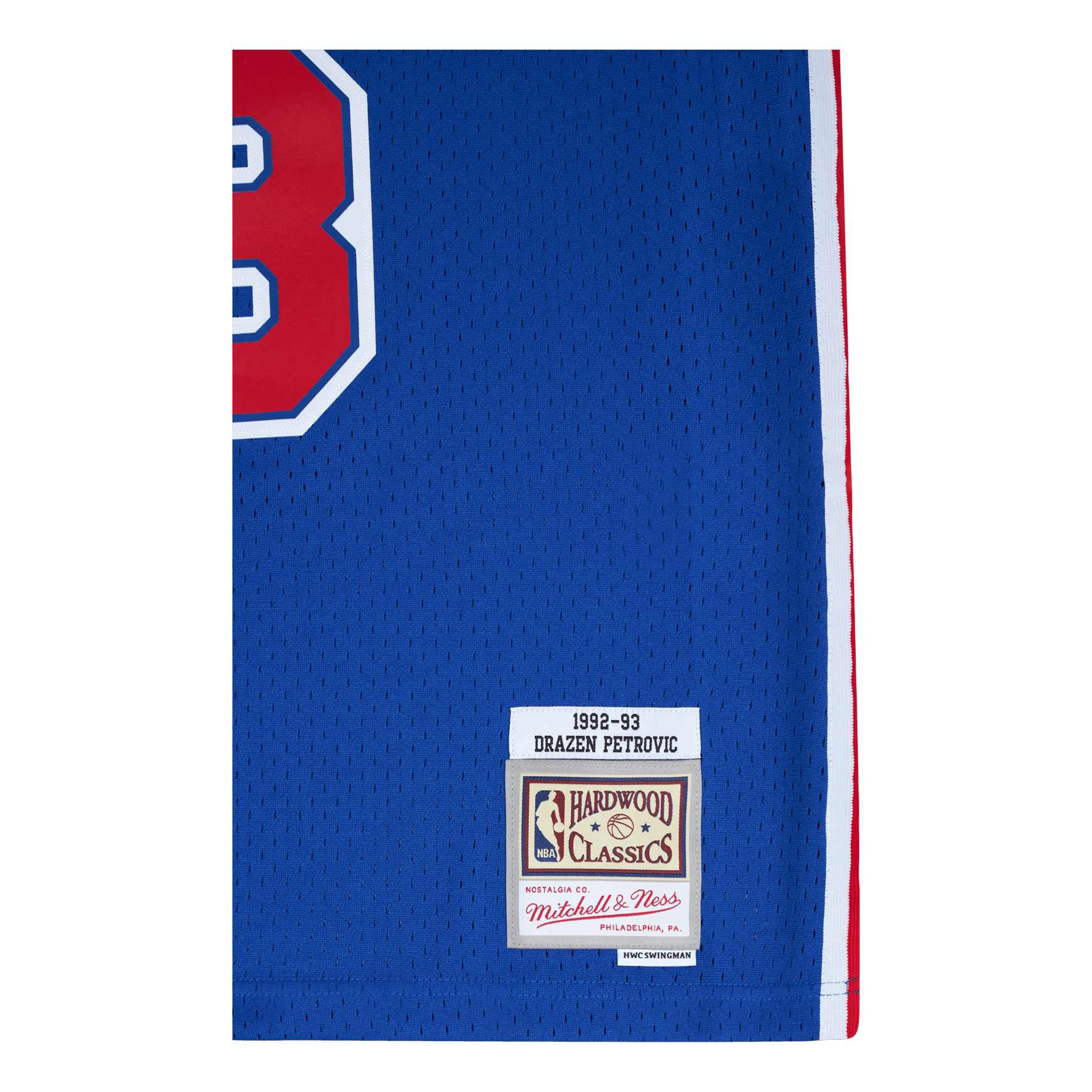 Mitchell & Ness NETS SWINGMAN JERSEY - DRAZEN PETROVIC