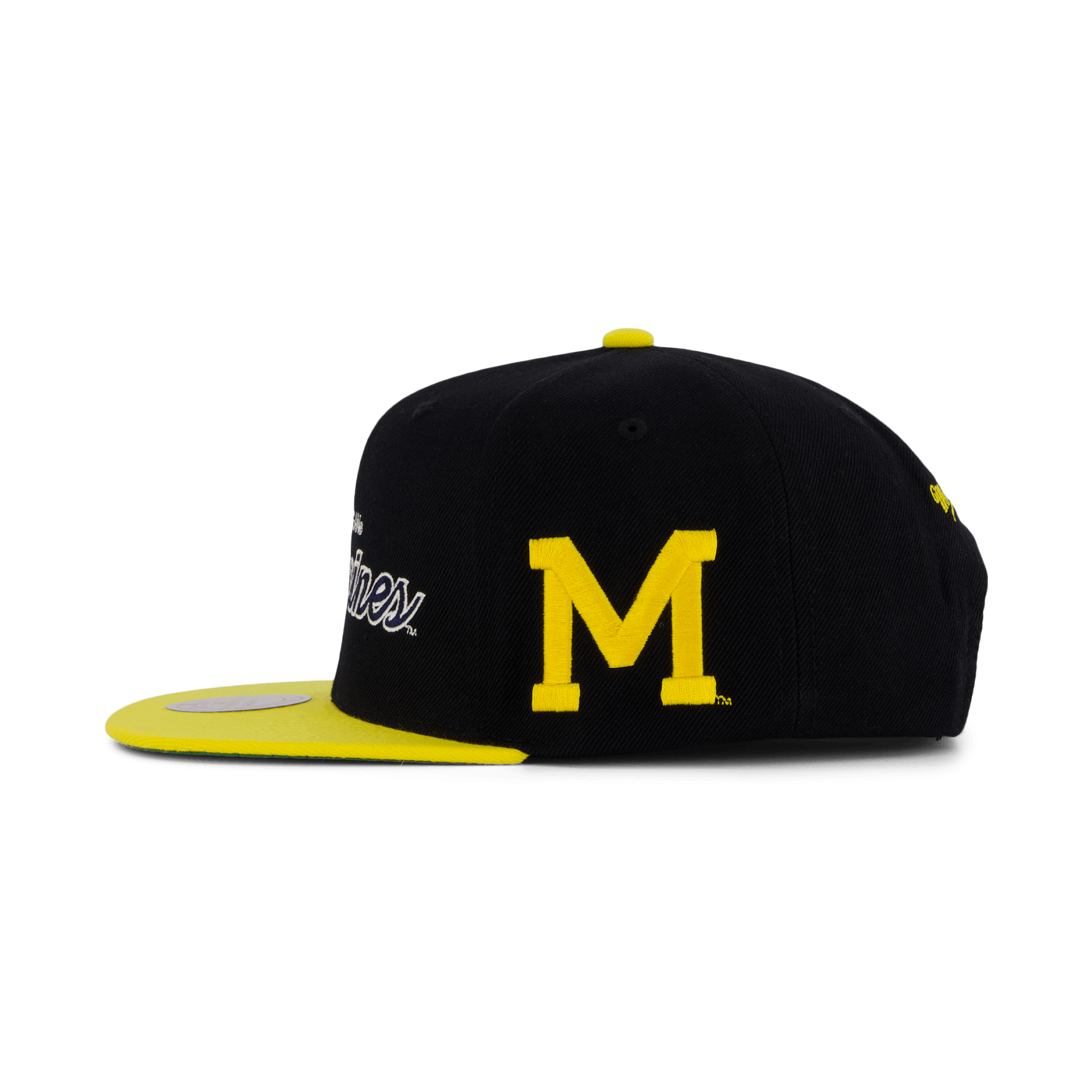 Mitchell & Ness Wolverines Team Script 2.0 Snapback
