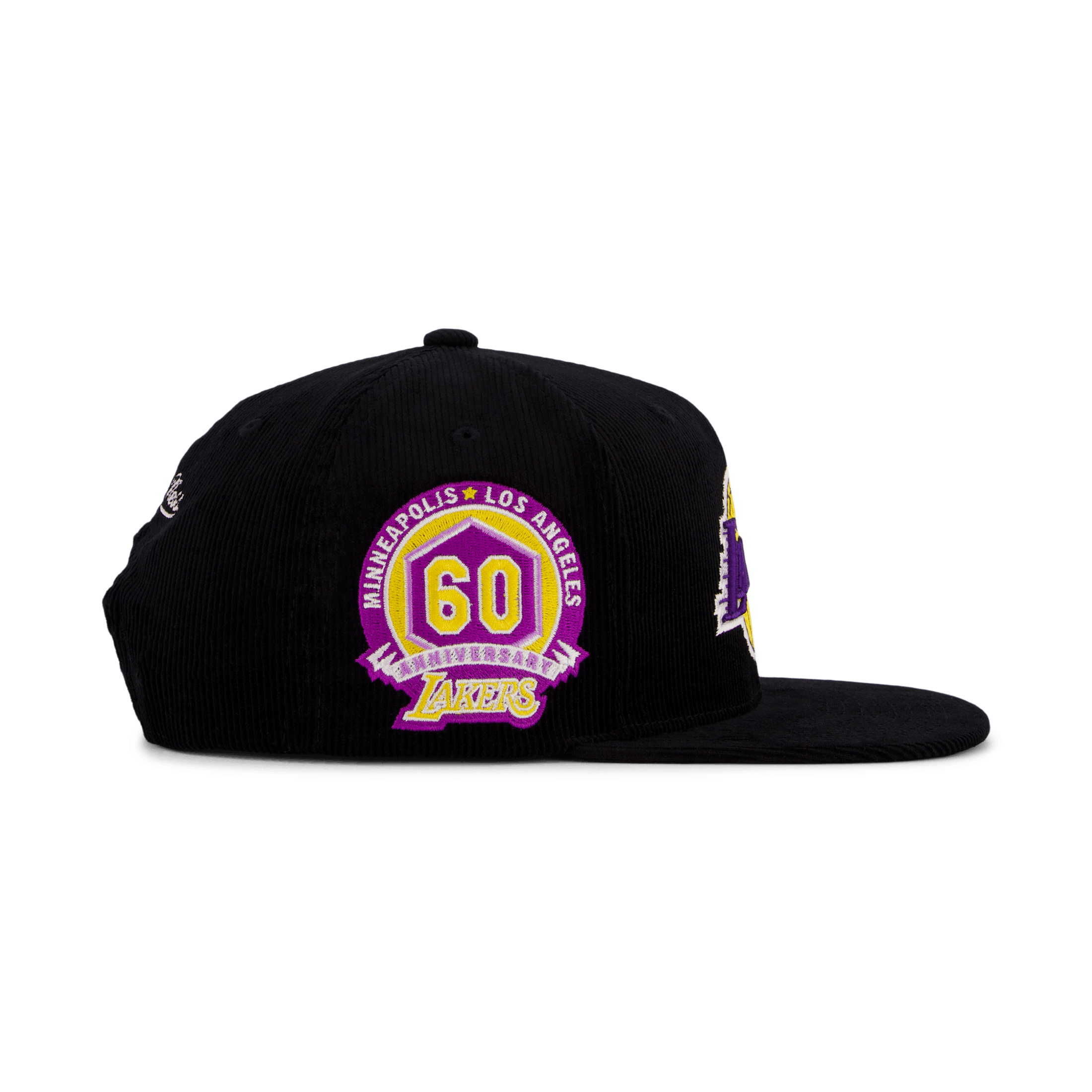 Mitchell & Ness Lakers Black Cord Snapback