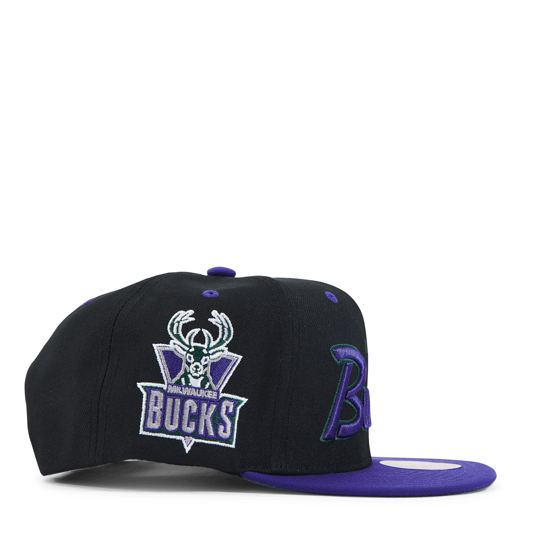 Mitchell & Ness Bucks Script Pop Snapback