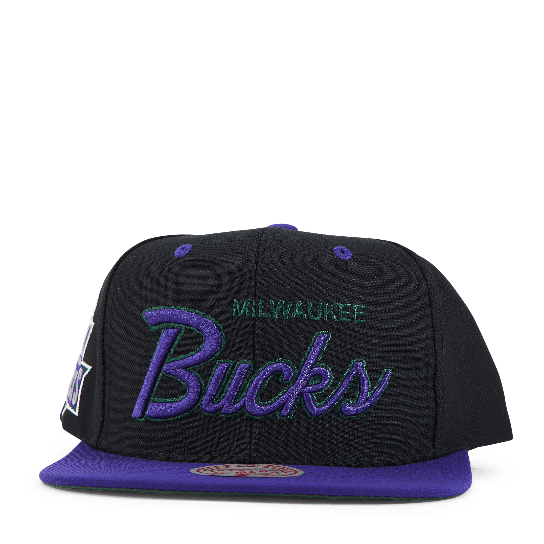 Mitchell & Ness Bucks Script Pop Snapback