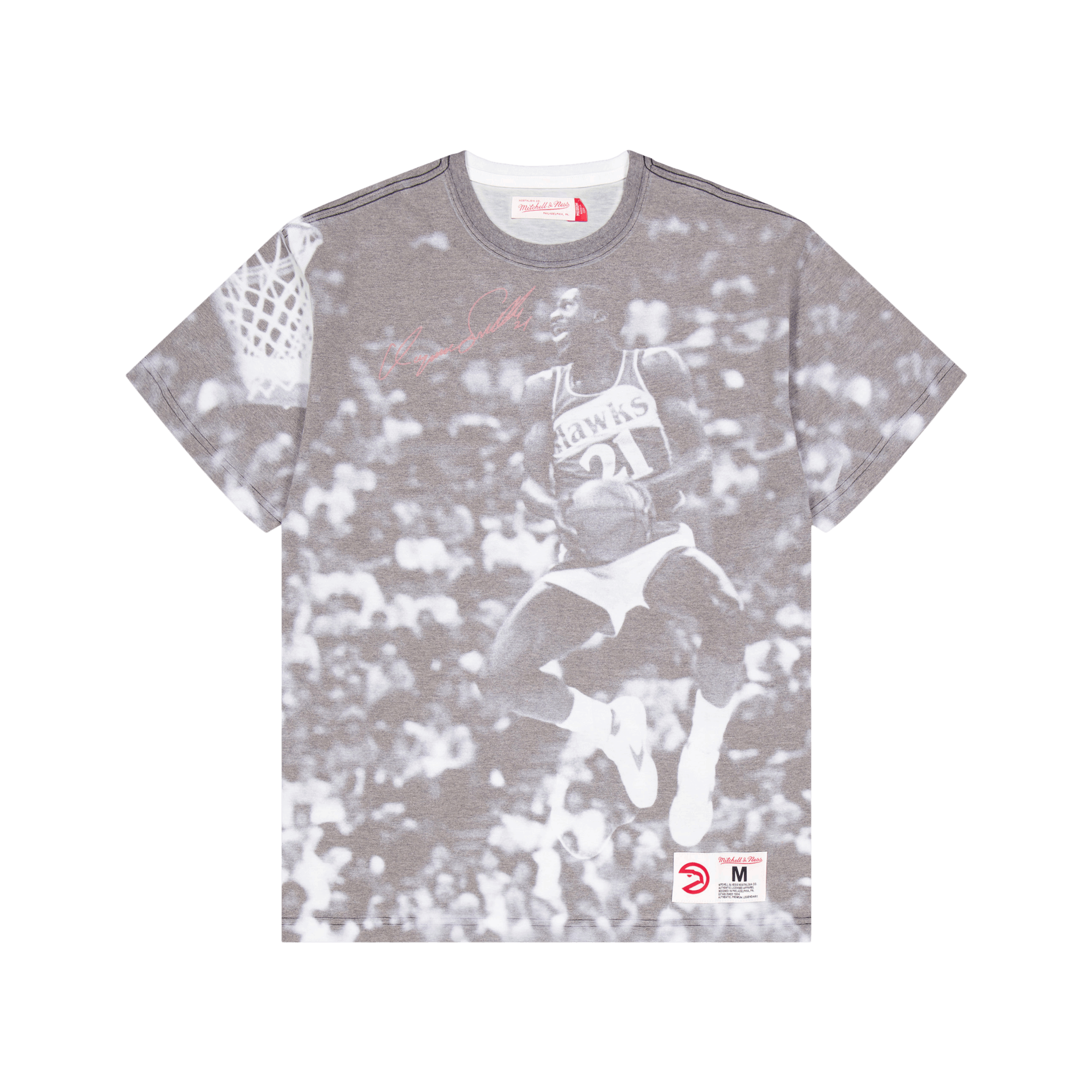 Mitchell & Ness Sublimated S/s Tee - Dominique White
