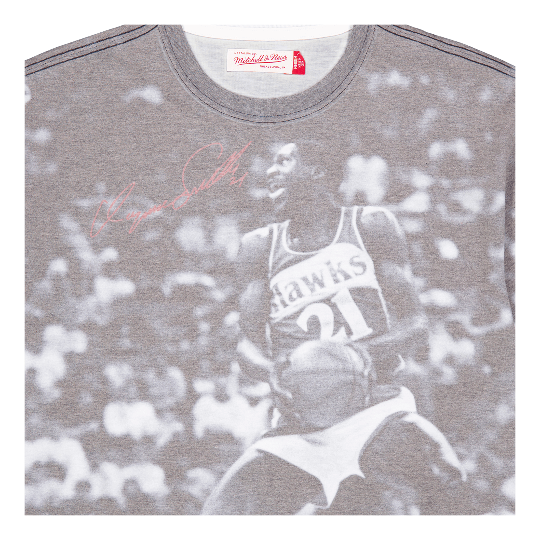 Mitchell & Ness Sublimated S/s Tee - Dominique White