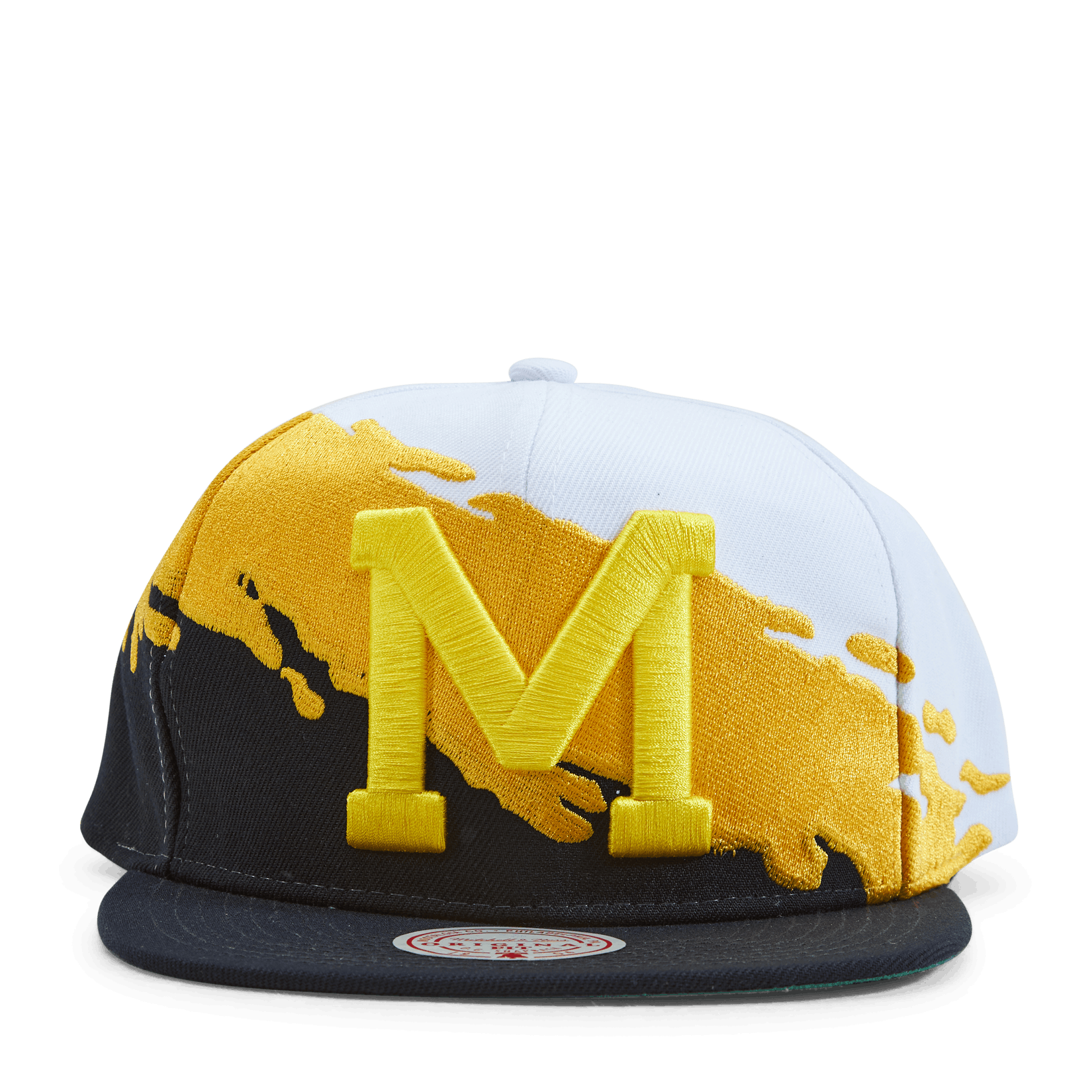 Mitchell & Ness Michigan Wolverine Paintbrush Snapback NCAA