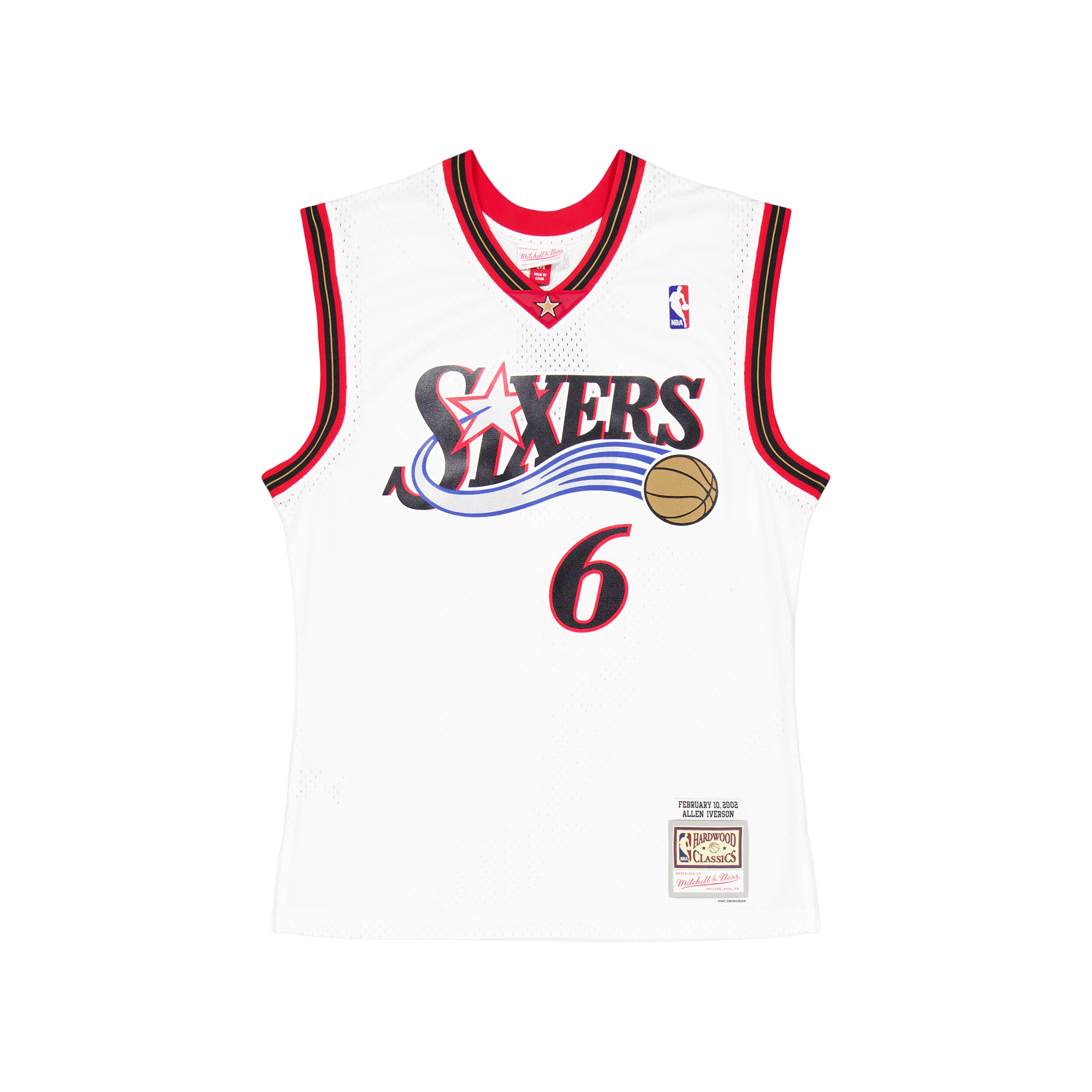 Mitchell & Ness Swingman Jersey - Philadelphia White