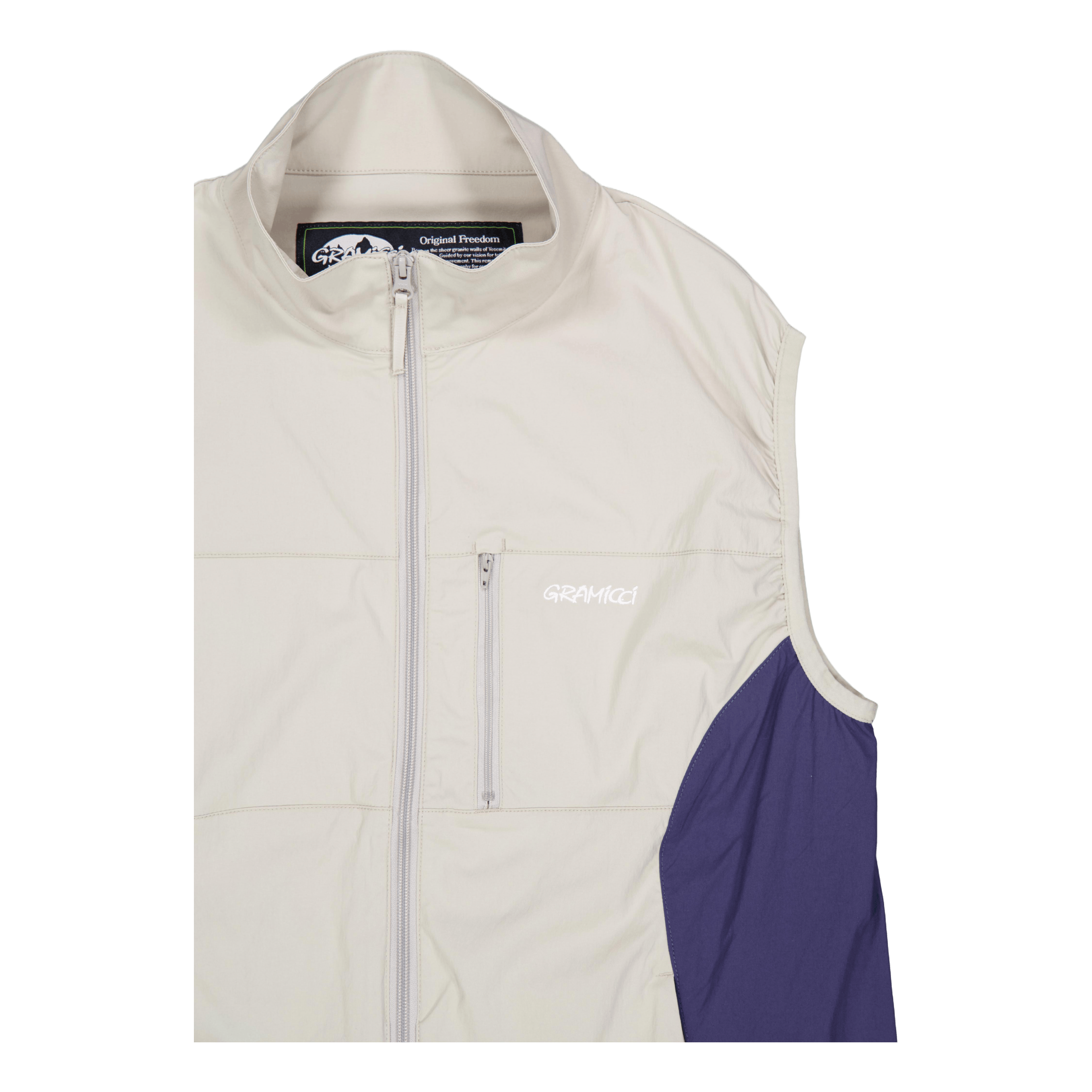 Gramicci Softshell Nylon Vest Stone Grey