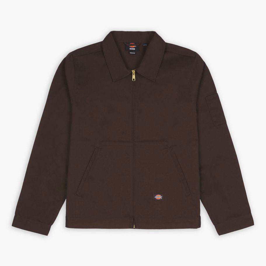 DICKIES Unlined Eisenhower Jacket Rec Dark Brown