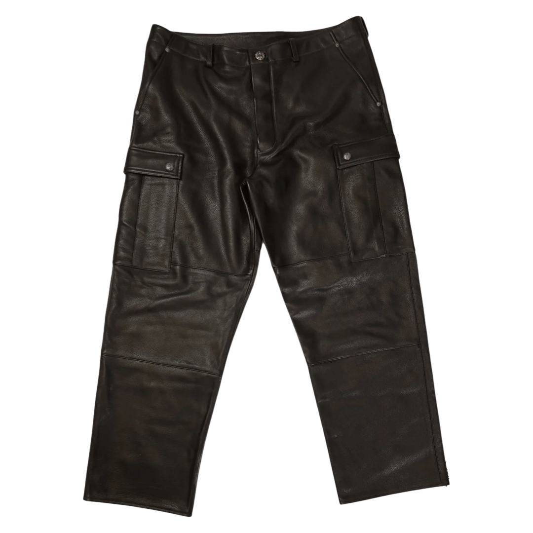 Chrome Hearts Devil Dogs Leather Cargo Pants