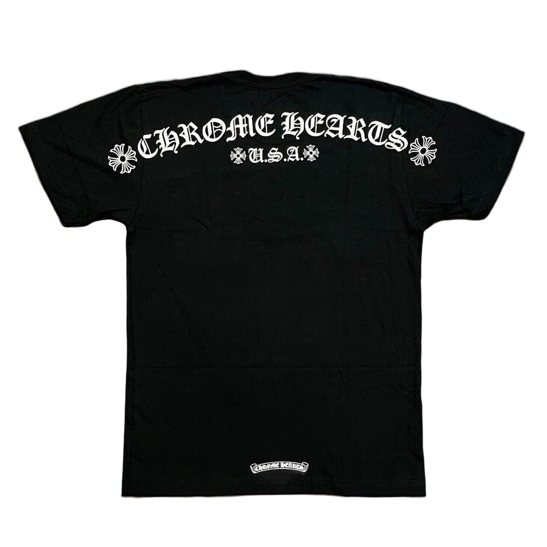 Chrome Hearts Shoulder Back Logo T-Shirt Black