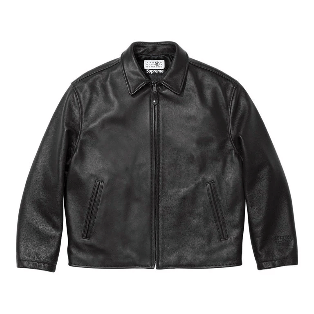 Supreme x MM6 Maison Margiela Schott Eagle Leather Jacket