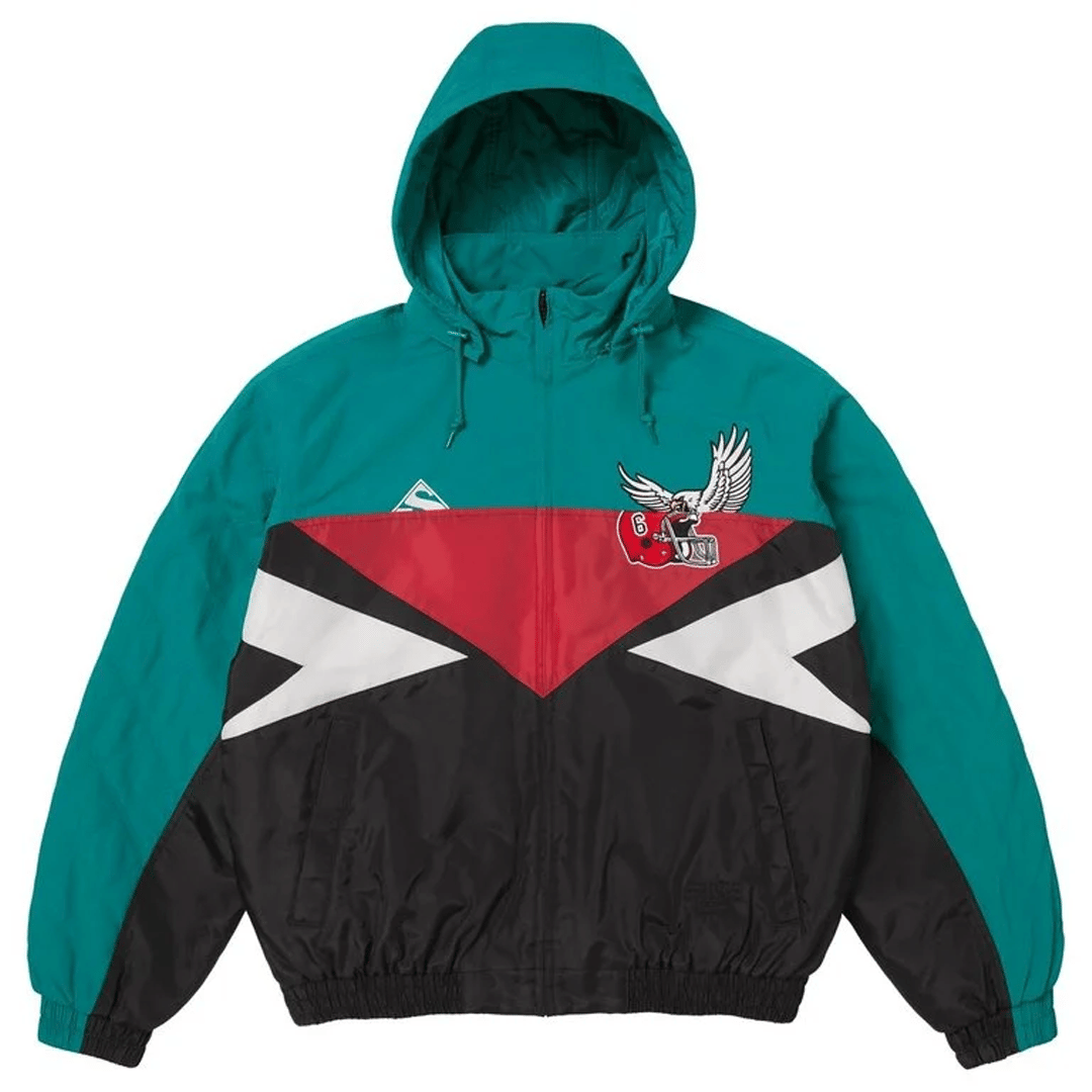 Supreme x MM6 Maison Margiela Split Stadium Jacket Black