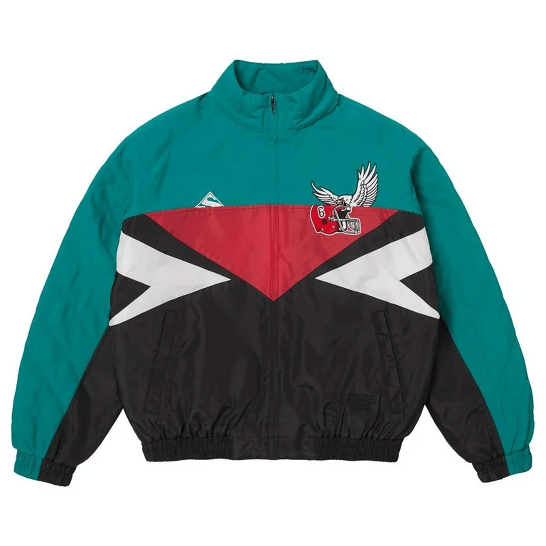 Supreme x MM6 Maison Margiela Split Stadium Jacket Black