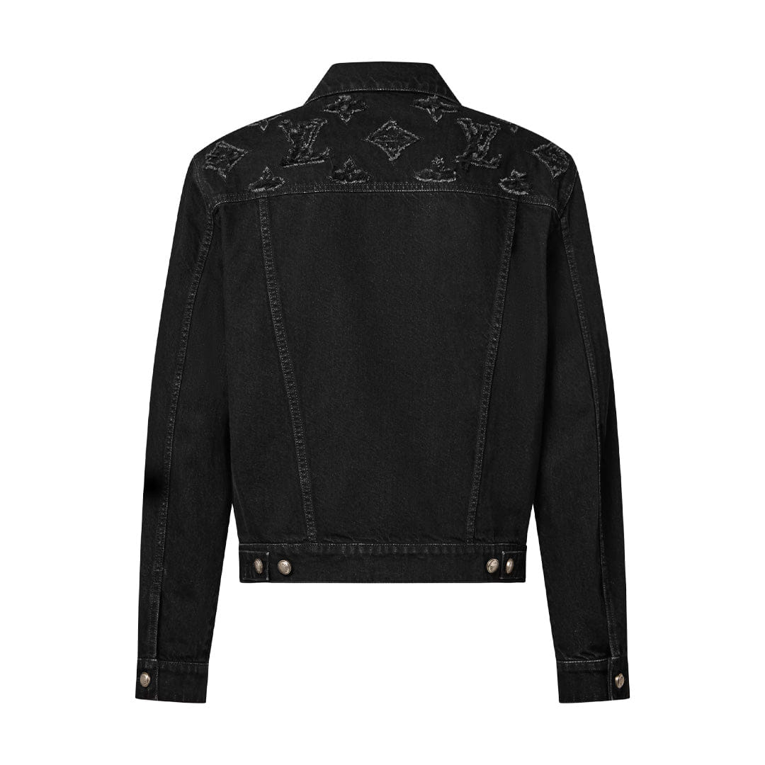 Louis Vuitton Monogram Destroy Denim Trucker Jacket