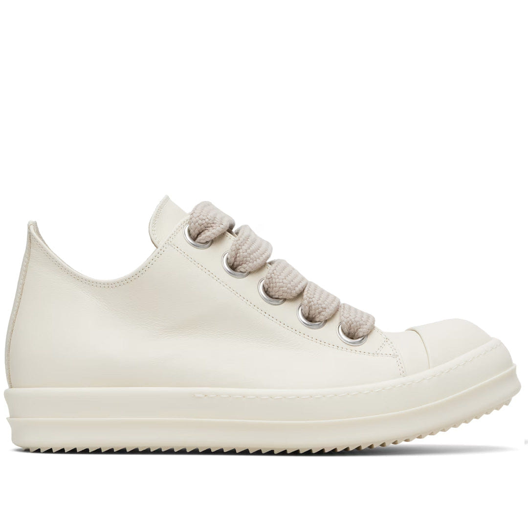 Rick Owens 'White' Jumbolaced Low Sneakers