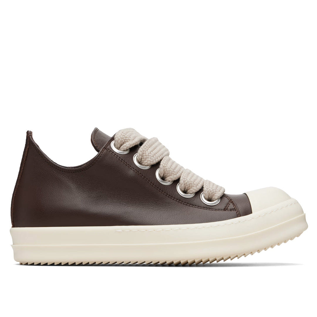 Rick Owens 'Brown' Jumbolaced Low Sneakers