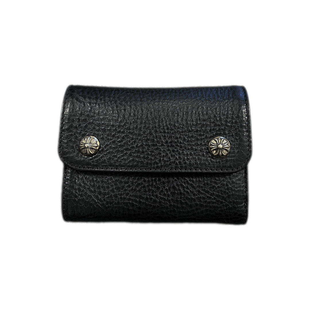 Chrome Hearts Mini Wave Heavy Leather Wallet