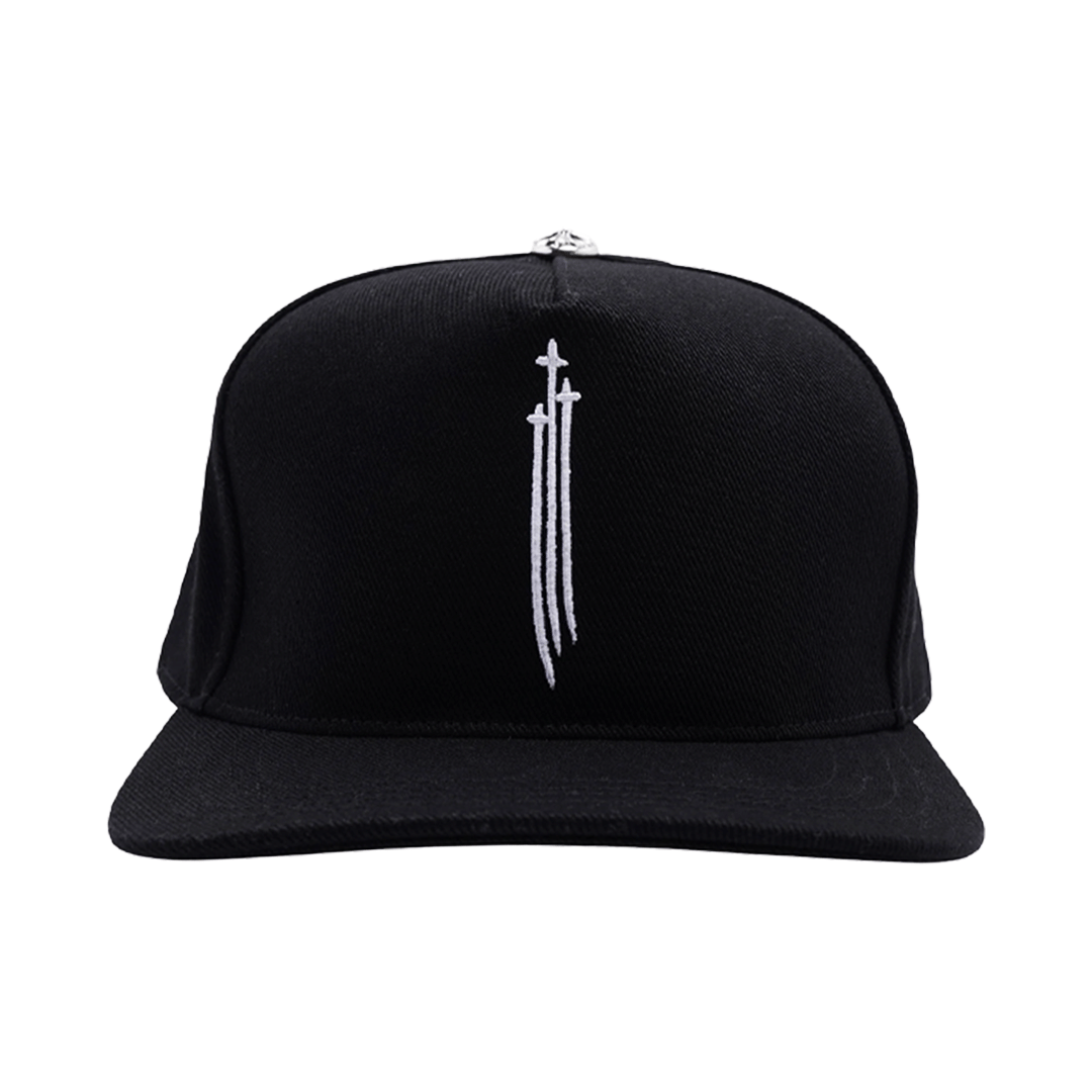 Chrome Hearts RS3 Denim Baseball Hat Black