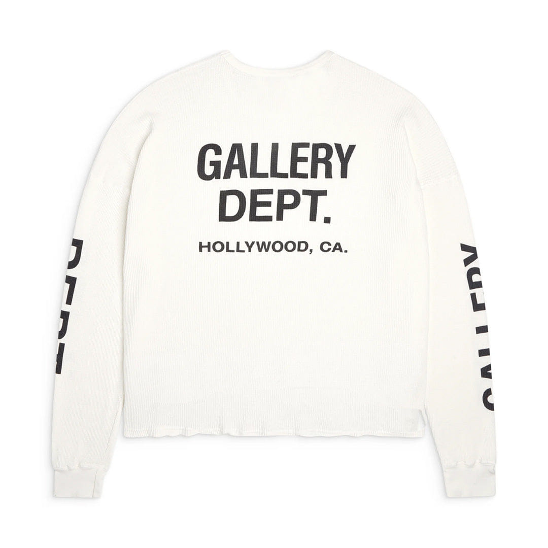 Gallery Dept. Thermal Long Sleeve T-Shirt Cream