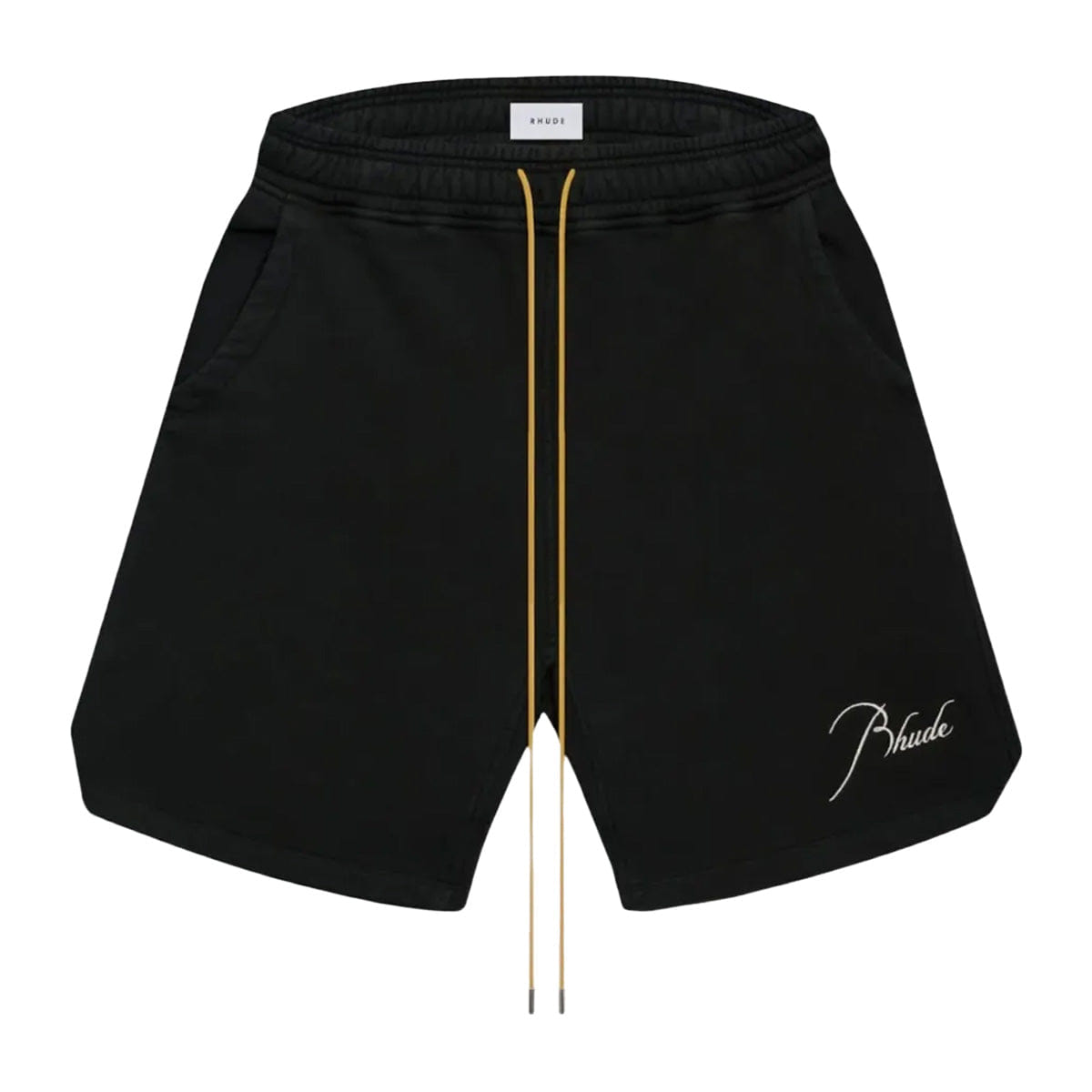 Rhude Script Logo Sweat Shorts Vintage Black