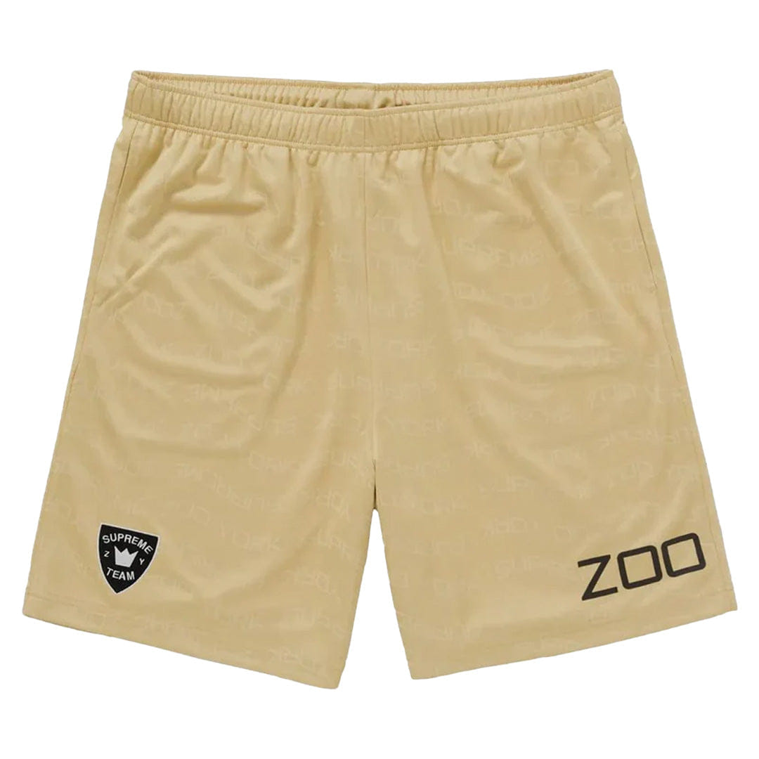 Supreme Zoo York Soccer Shorts Tan