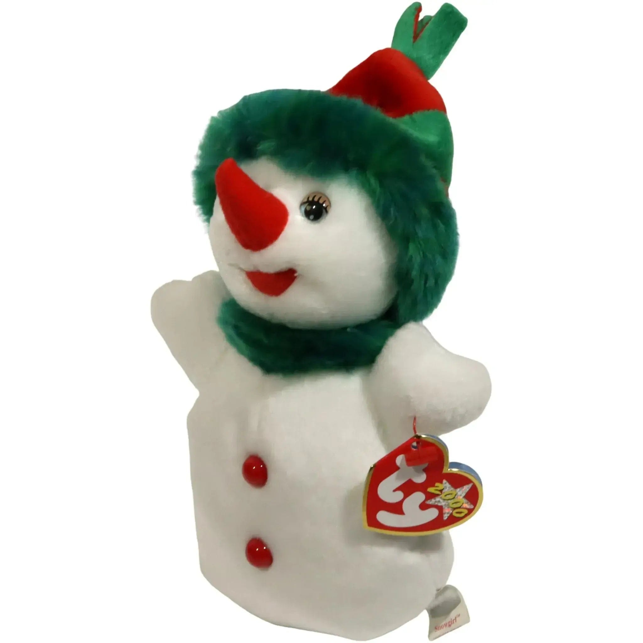 Ty Snowgirl the Snowman Plush (8") - Ty - Original Beanie Babies Series (2000)