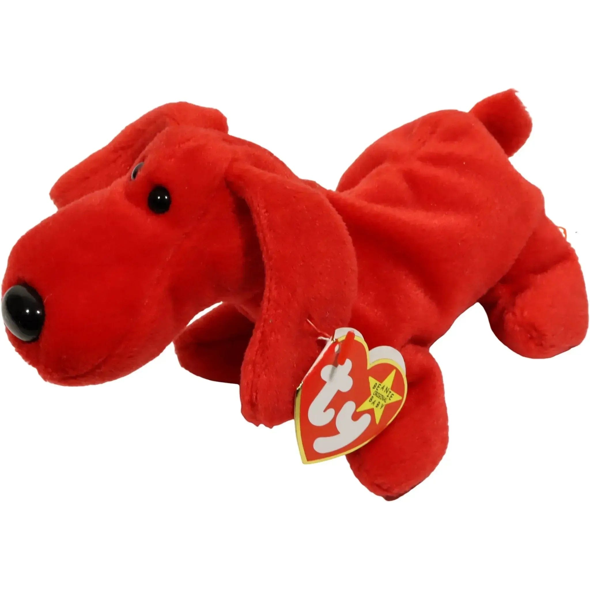 Ty Rover the Red Dog Plush (7") - Ty - Original Beanie Babies Series (1996)