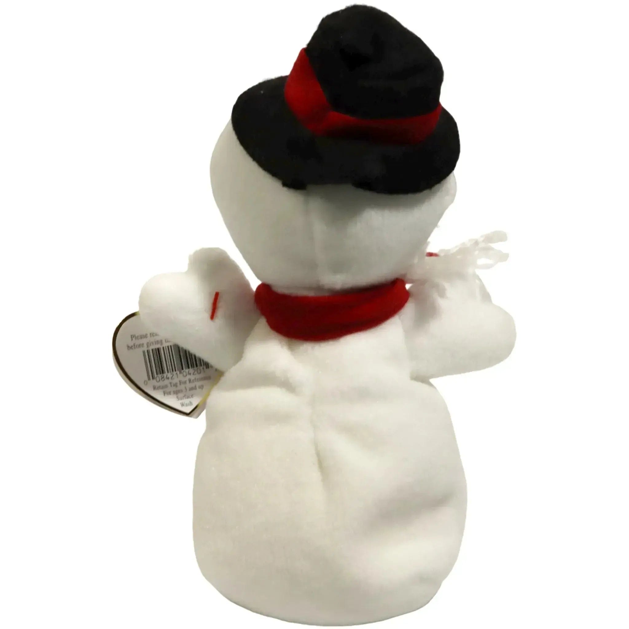 Ty Snowball the Snowman Plush (8", Style 4201) - Ty - Original Beanie Babies Series (1996)