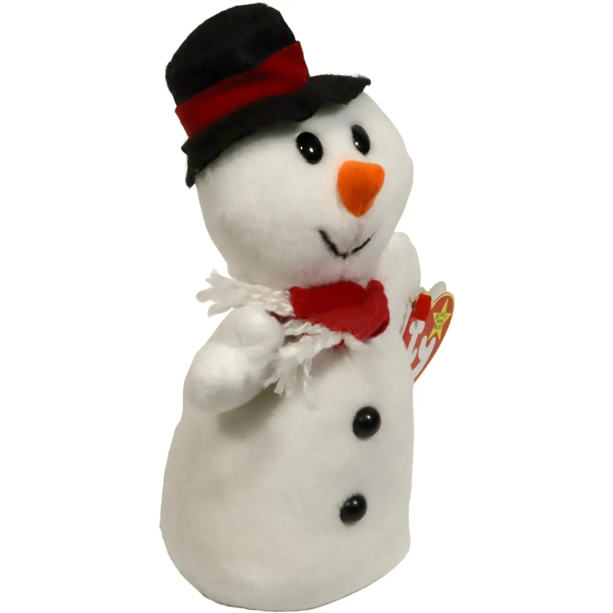 Ty Snowball the Snowman Plush (8", Style 4201) - Ty - Original Beanie Babies Series (1996)