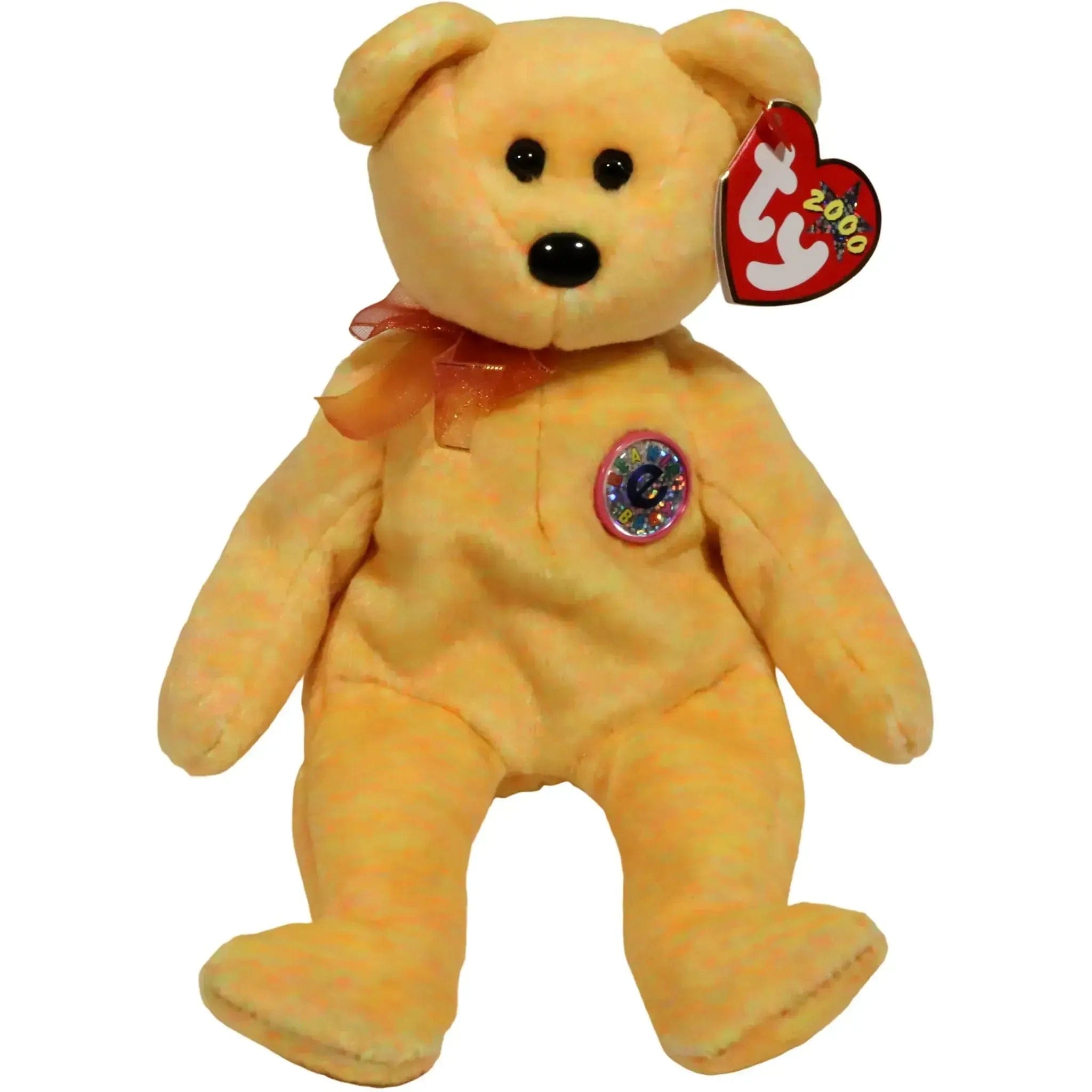 Ty Sunny the Yellow Bear Plush (8") - Ty - Original Beanie Babies Series (2000)