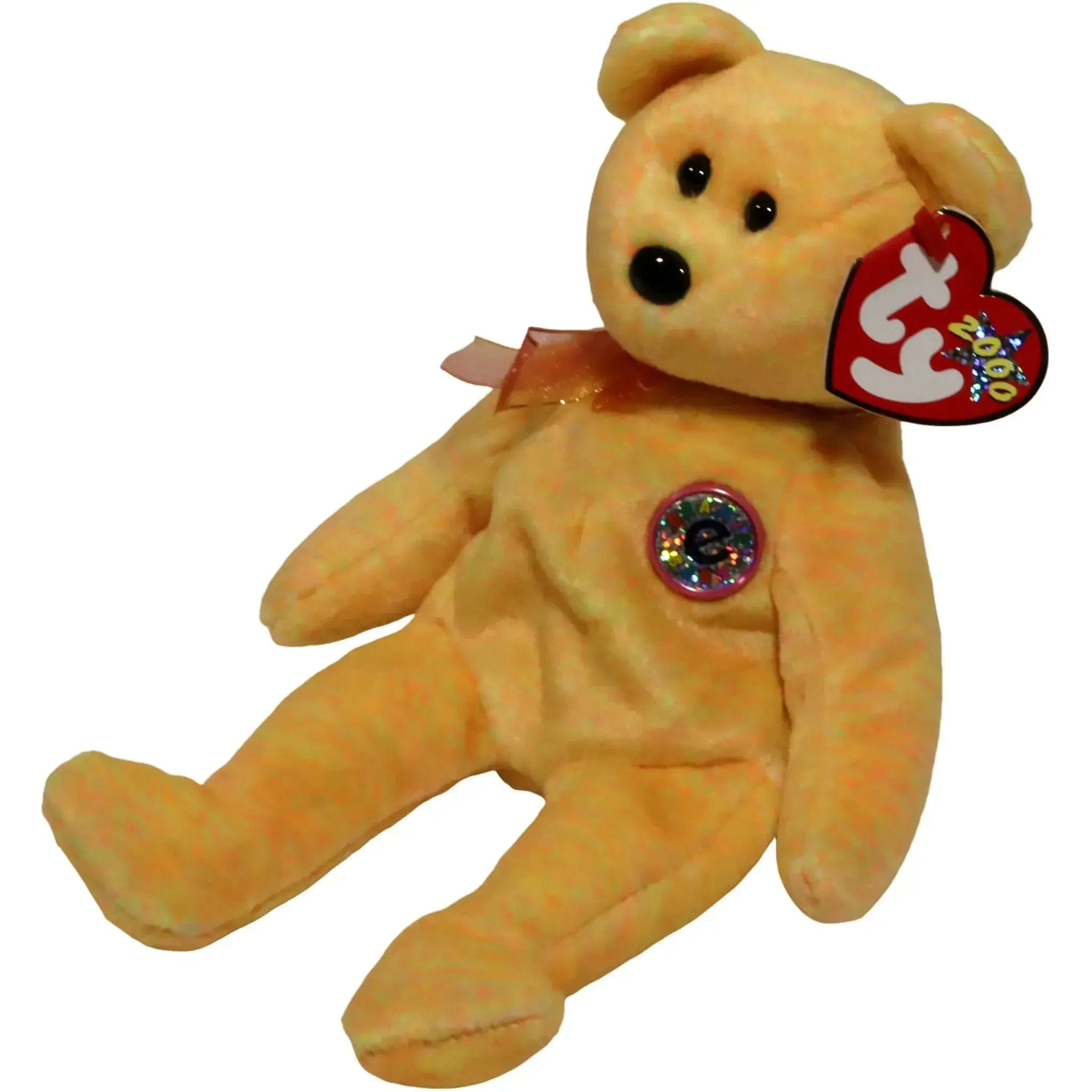 Ty Sunny the Yellow Bear Plush (8") - Ty - Original Beanie Babies Series (2000)