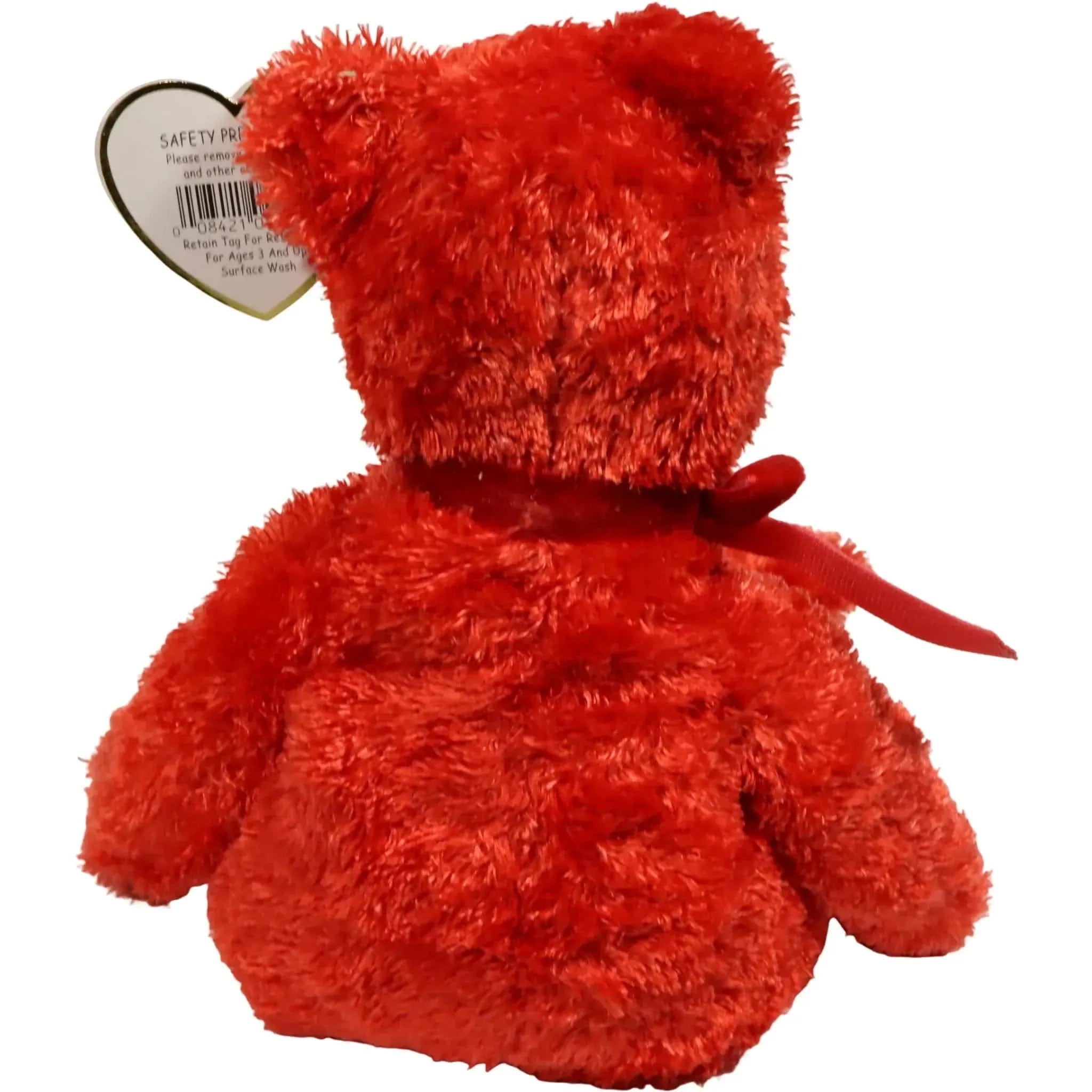 Ty Sizzle the Red Bear Plush (8") - Ty - Beanie Babies Series (2001)