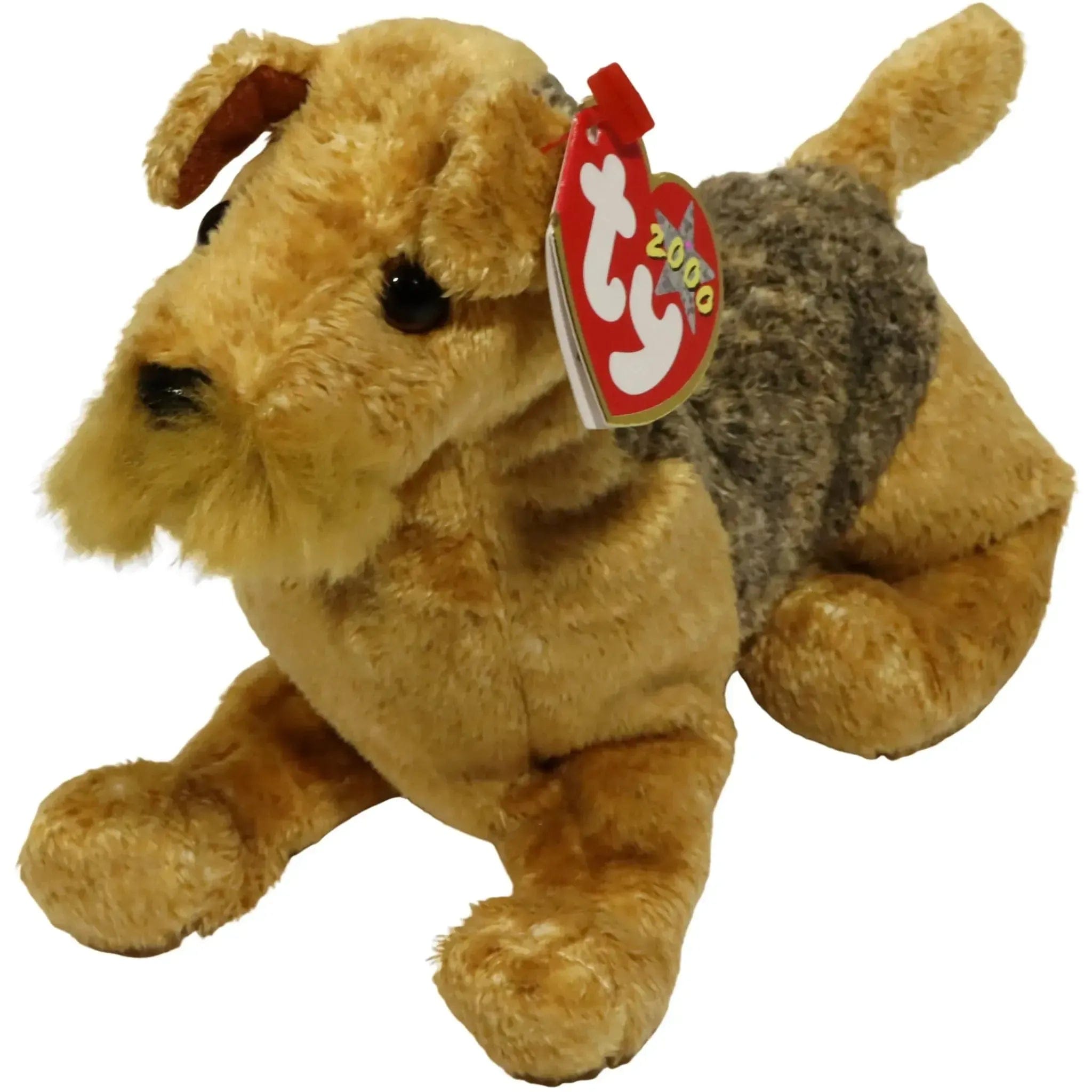 Ty Whiskers the Schnauzer Dog Plush (6") - Ty - Original Beanie Babies Series (2000)